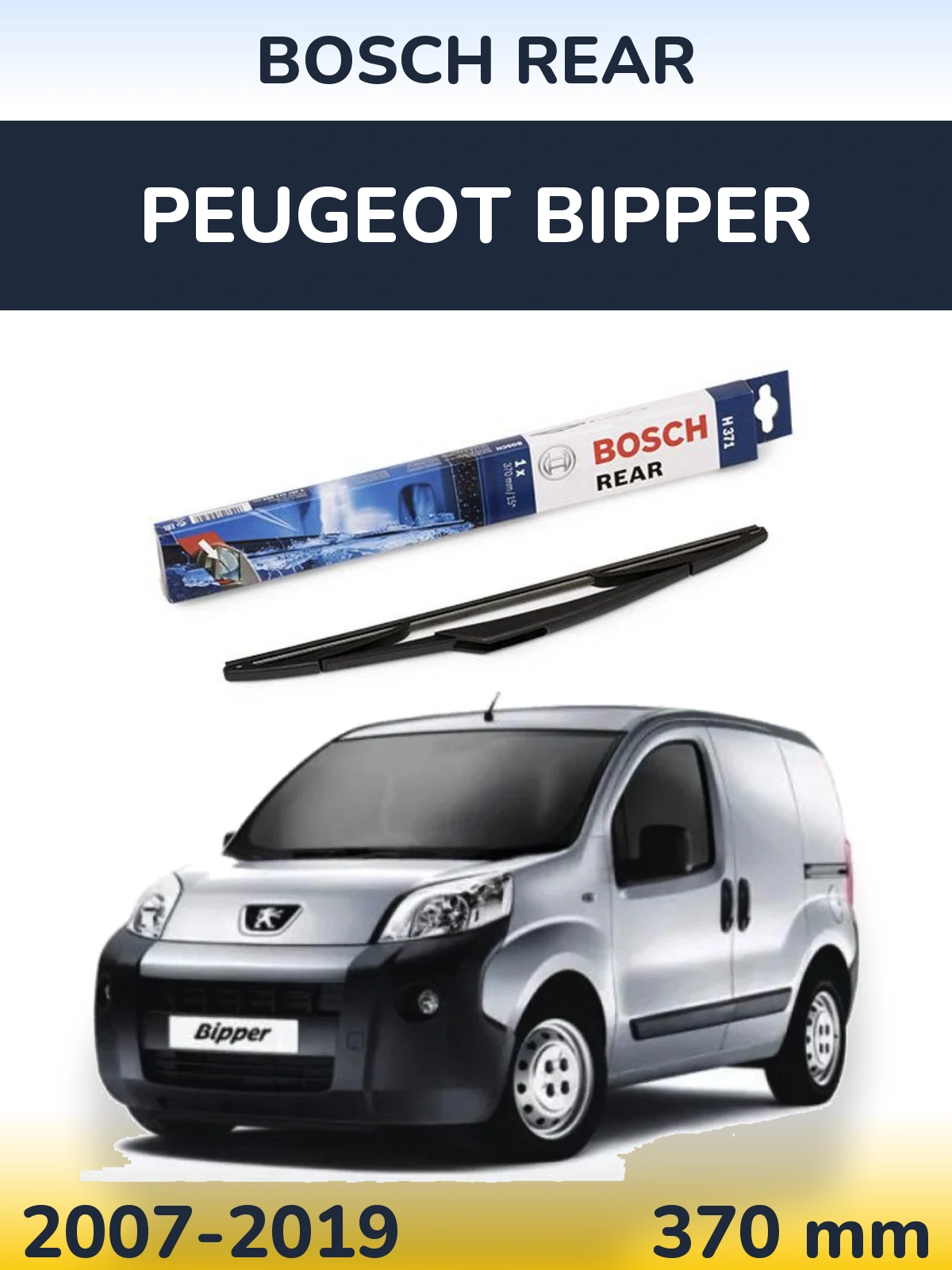 Torkarblad BOSCH Rear för Peugeot Bipper
