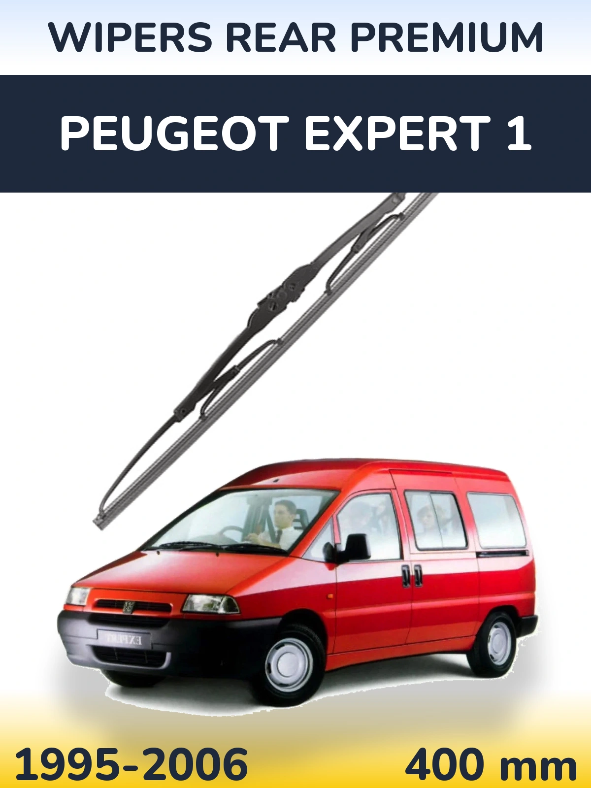 Задний дворник WIPERS REAR PREMIUM 400 мм для Peugeot Expert 1 1995-2006