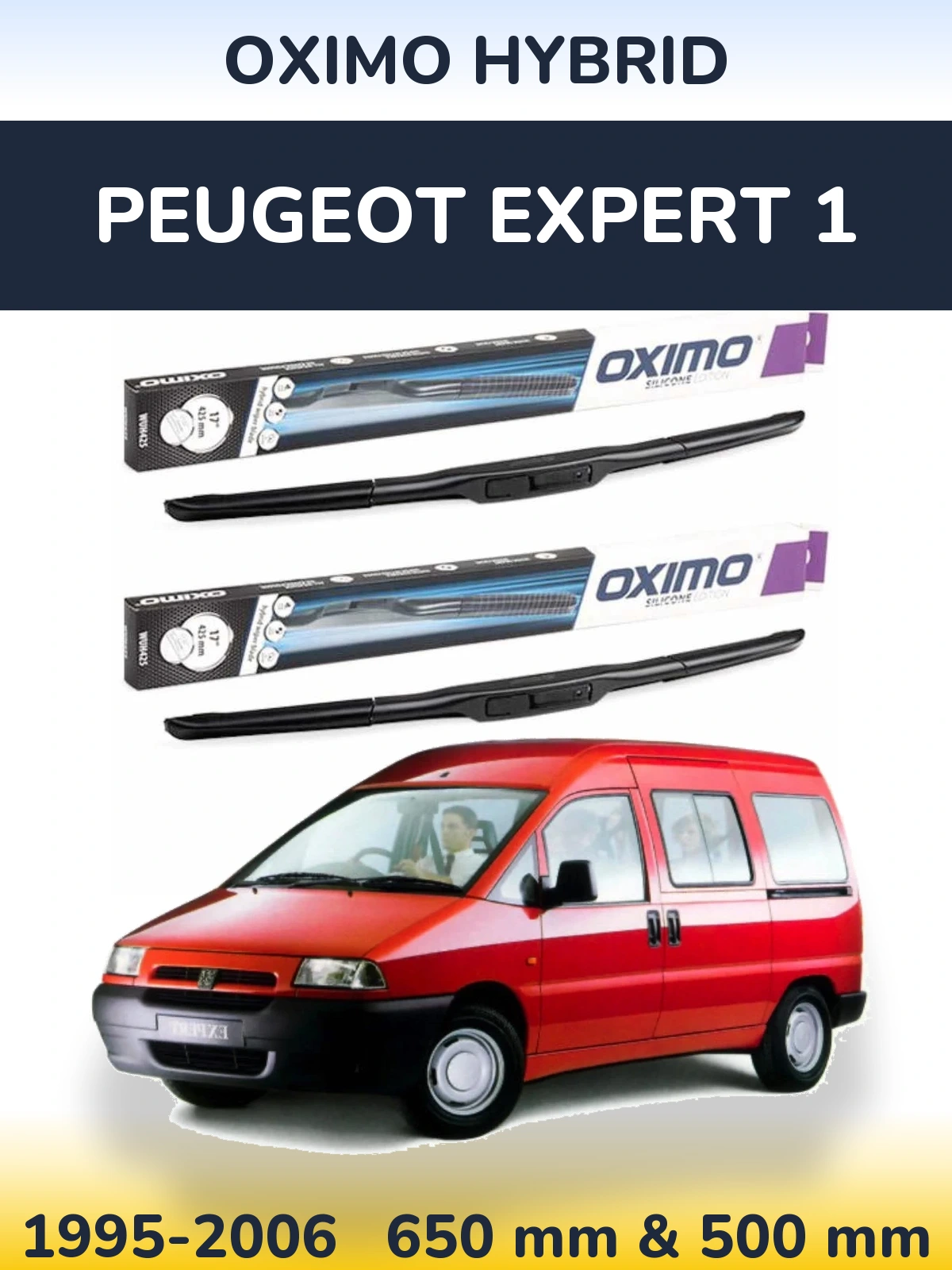 Torkarblad Oximo Hybrid för Peugeot Expert 1