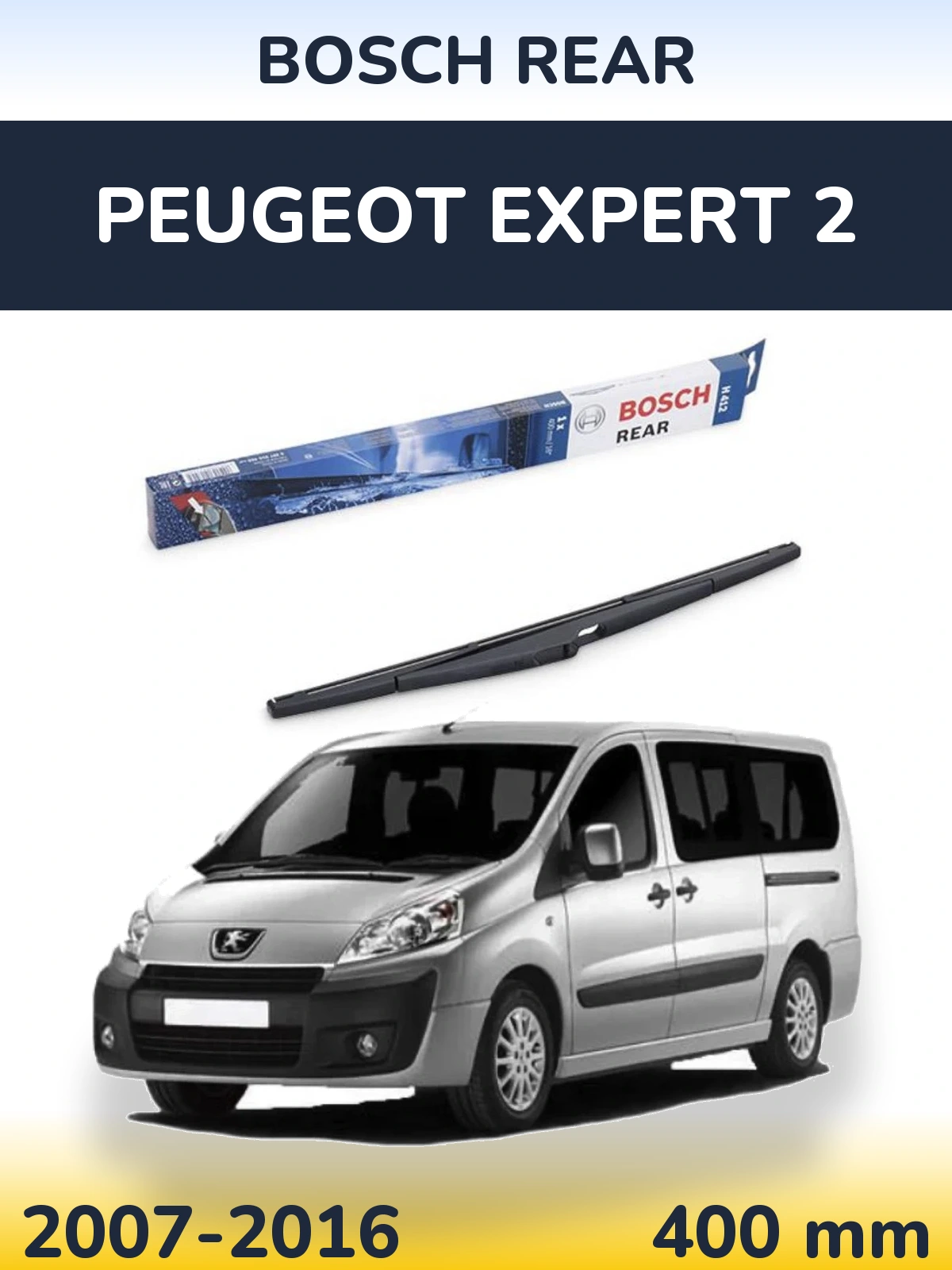 Torkarblad BOSCH Rear för Peugeot Expert 2
