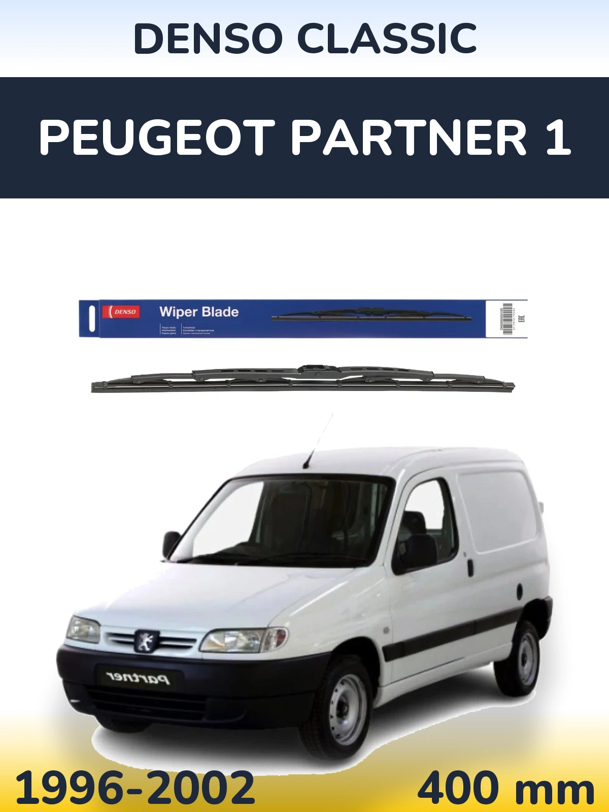 Torkarblad Denso Classic för Peugeot Partner 1