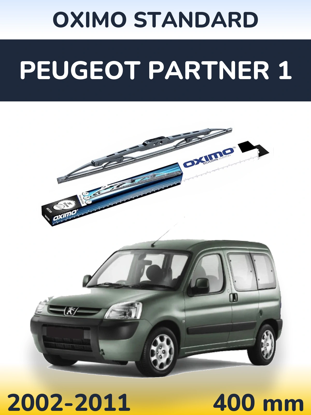 Torkarblad Oximo Standard för Peugeot Partner 1