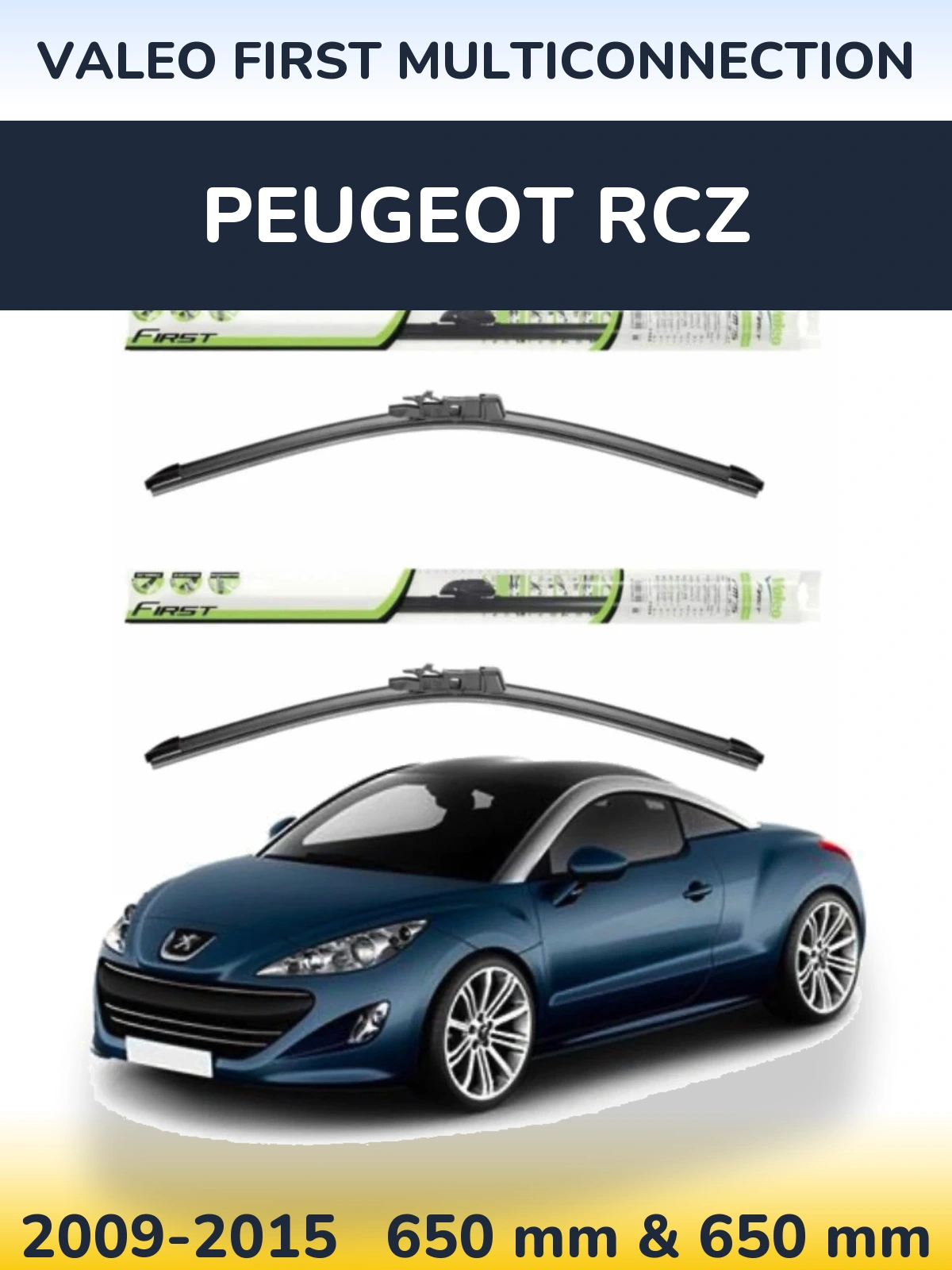 Torkarblad Valeo First MultiConnection för Peugeot RCZ