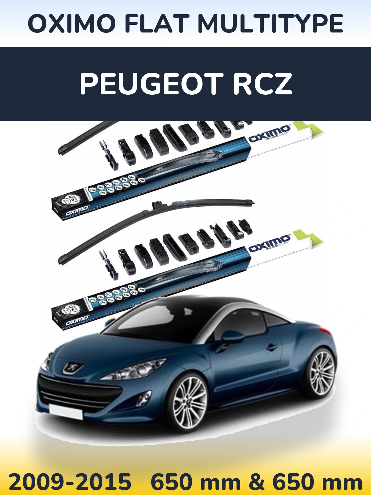 Torkarblad Oximo Flat MultiType för Peugeot RCZ