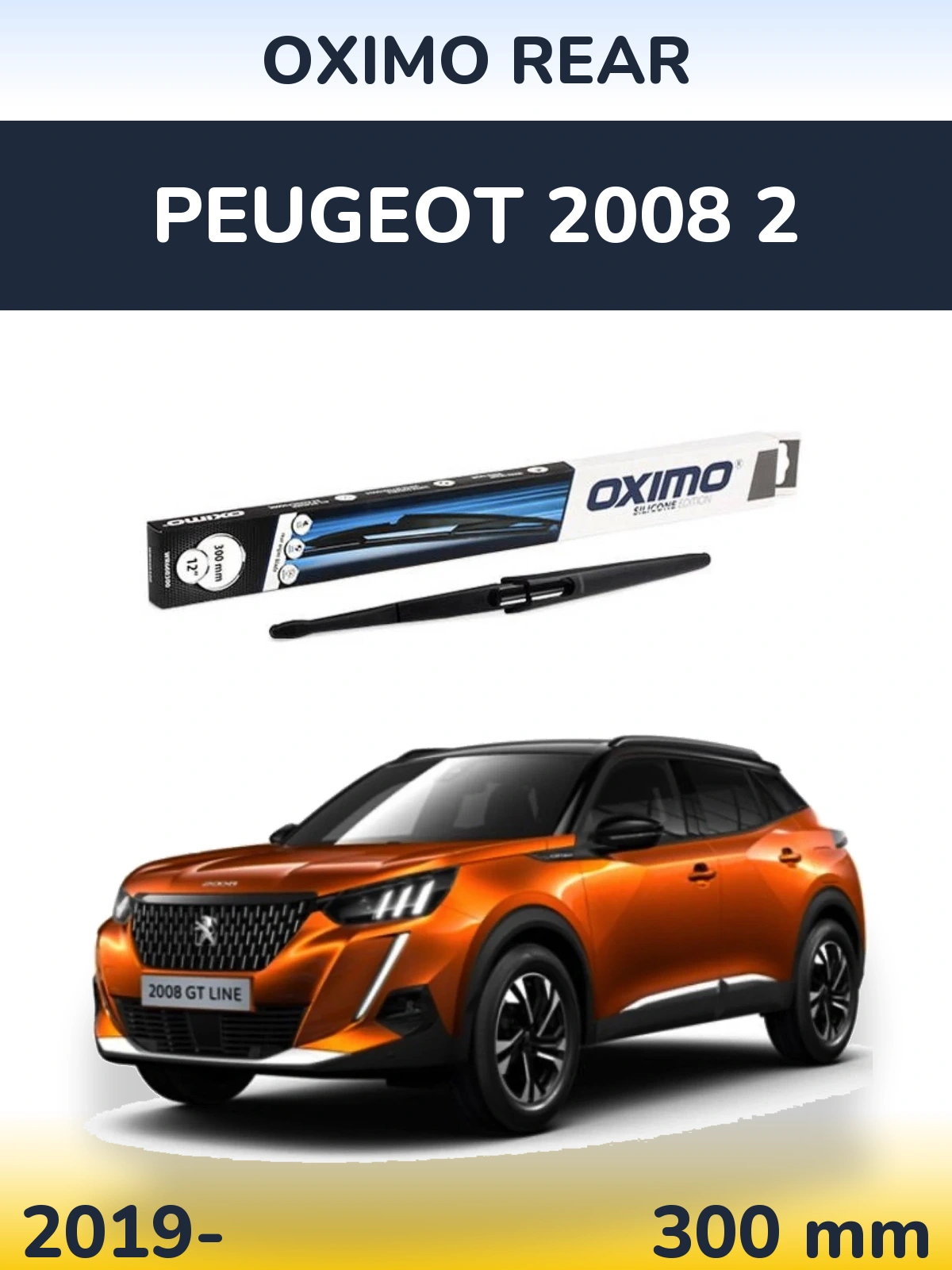 Torkarblad Oximo Rear för Peugeot 2008 2