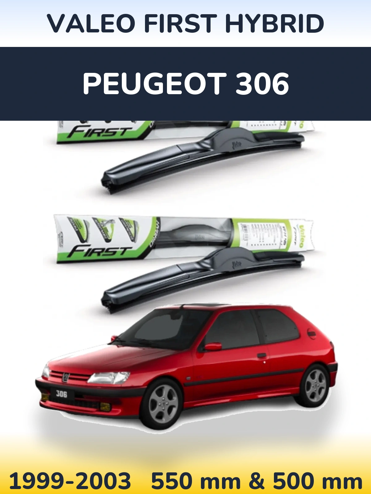 Torkarblad Valeo First Hybrid för Peugeot 306