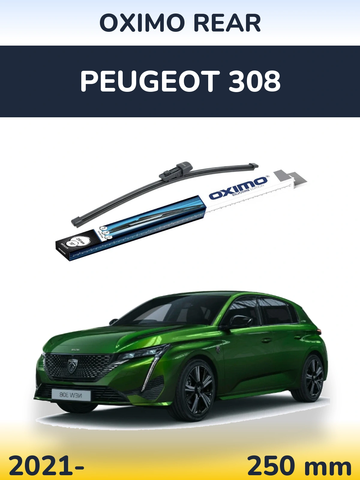 Torkarblad Oximo Rear för Peugeot 308
