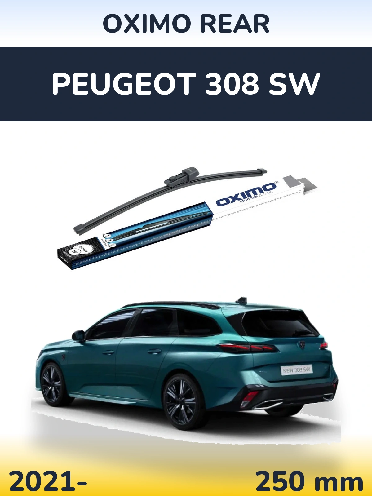 Torkarblad Oximo Rear för Peugeot 308 SW