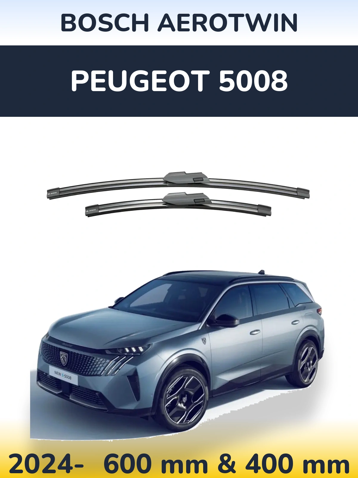 Torkarblad BOSCH AeroTwin för Peugeot 5008