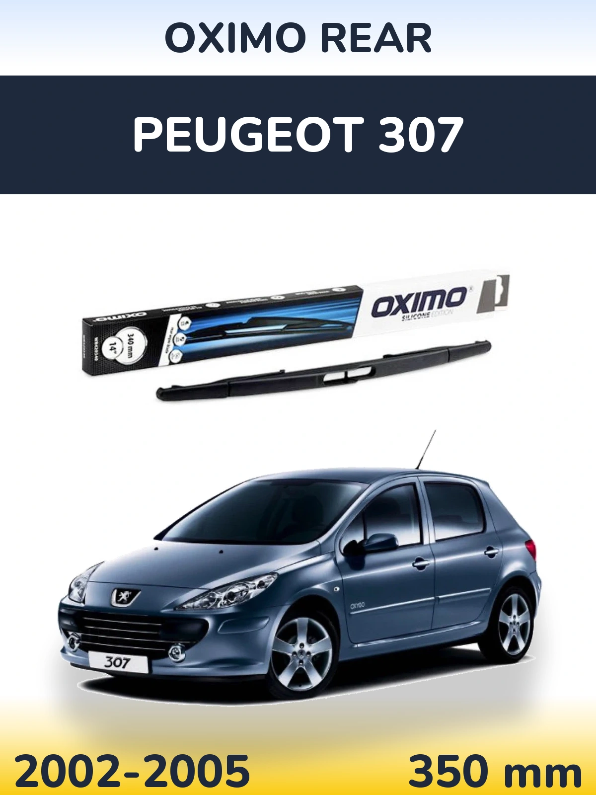 Torkarblad Oximo Rear för Peugeot 307