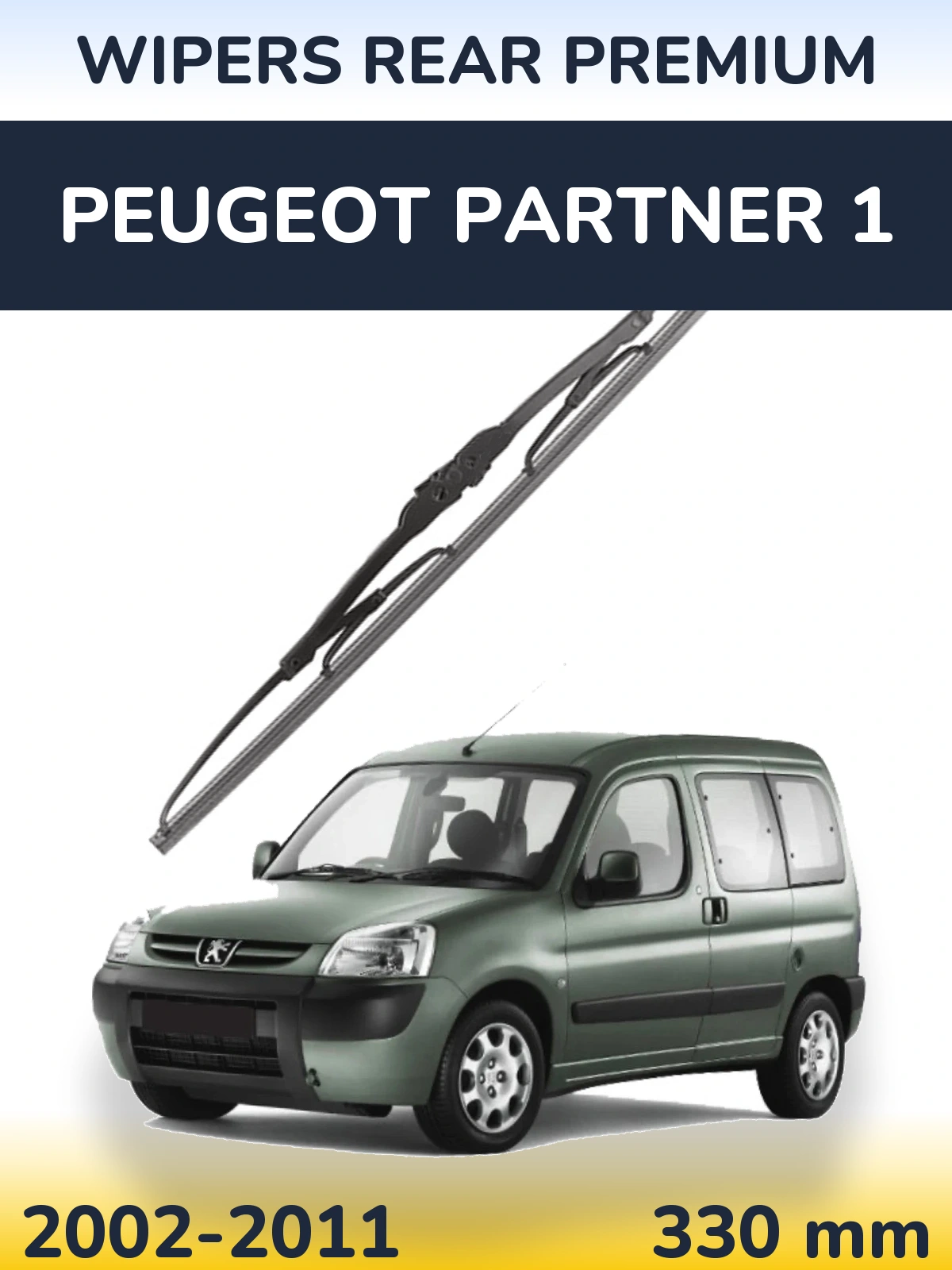 Torkarblad WIPERS REAR PREMIUM för Peugeot Partner 1