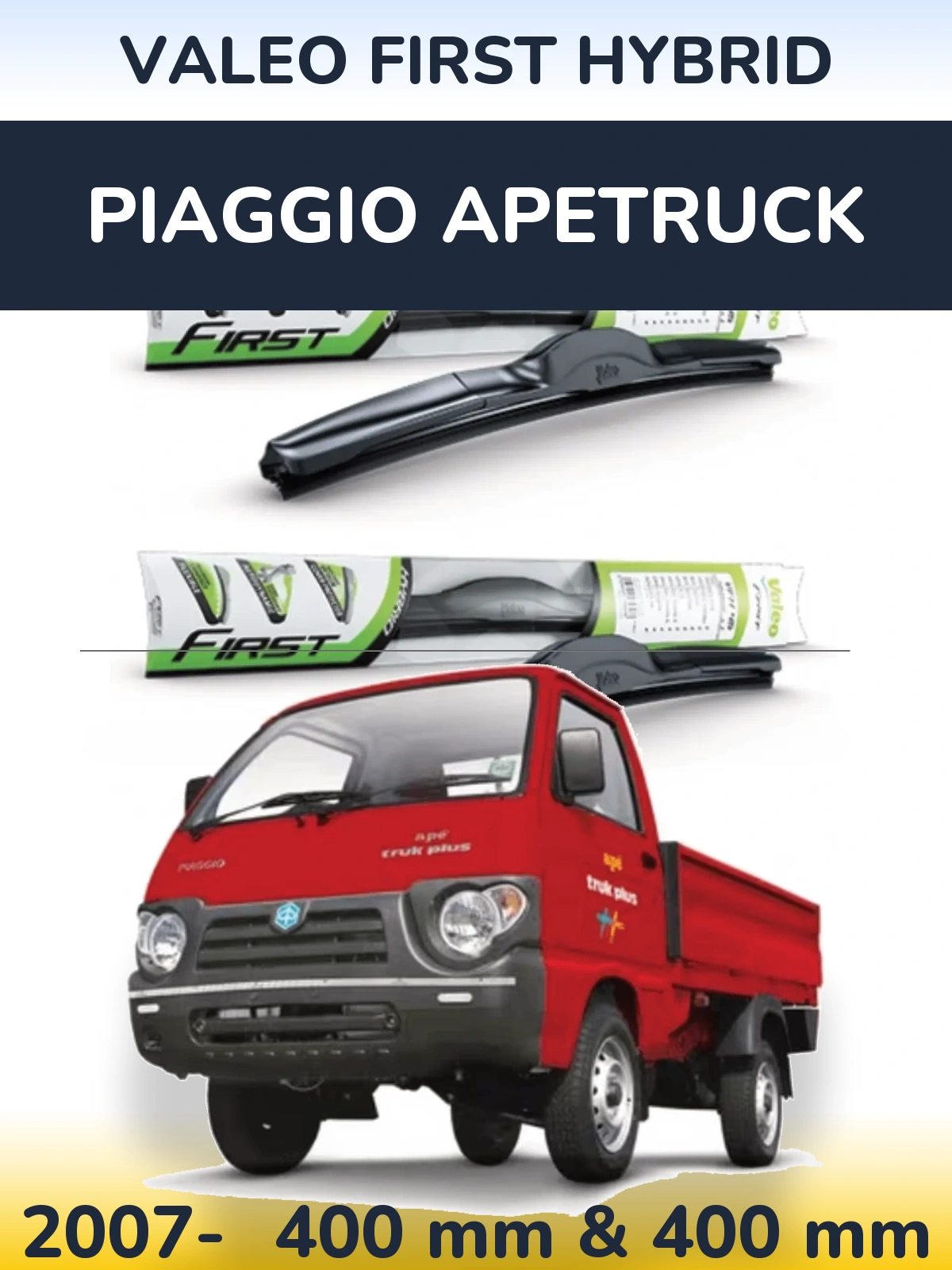 Torkarblad Valeo First Hybrid för Piaggio Apetruck