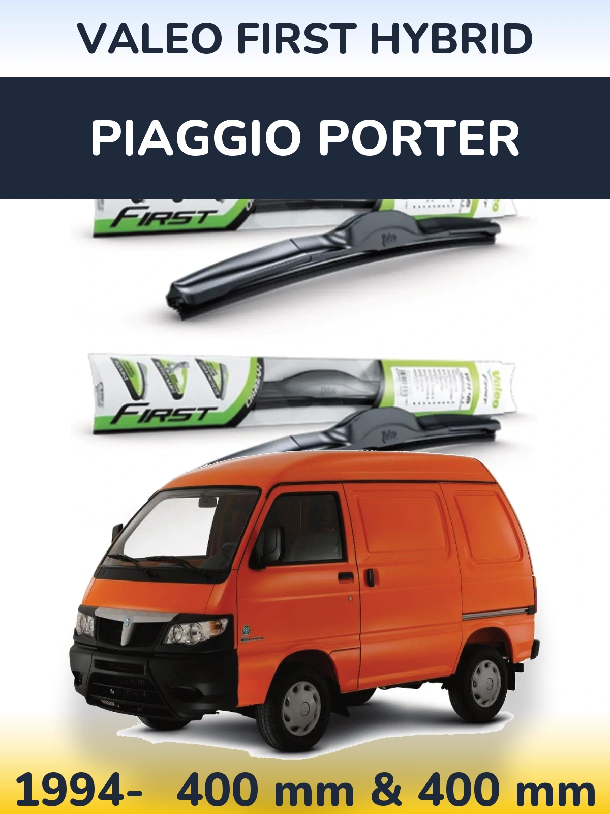 Torkarblad Valeo First Hybrid för Piaggio Porter