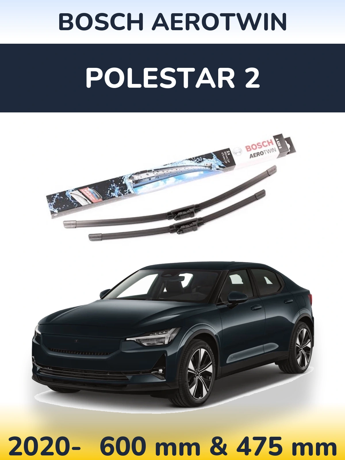 Torkarblad BOSCH AeroTwin för Polestar 2