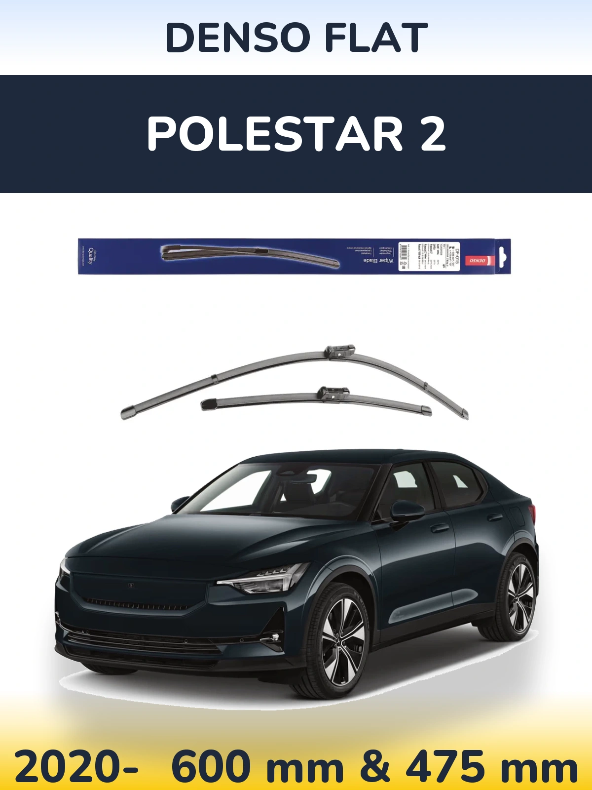 Torkarblad Denso Flat för Polestar 2