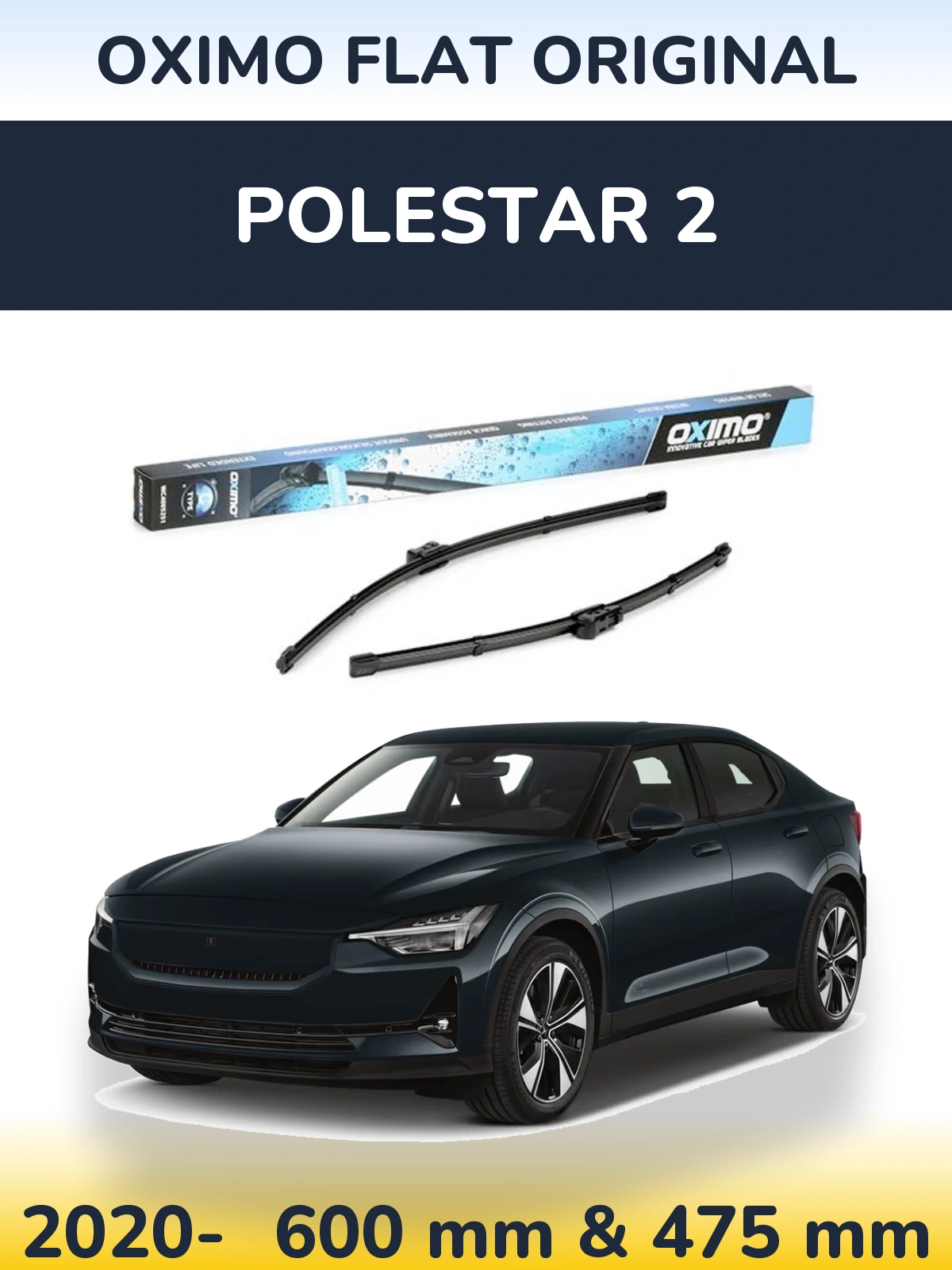 Torkarblad Oximo Flat Original för Polestar 2