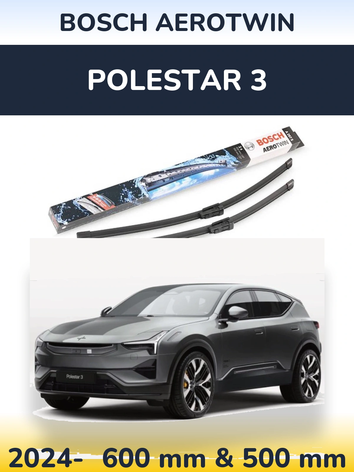 Torkarblad BOSCH AeroTwin för Polestar 3
