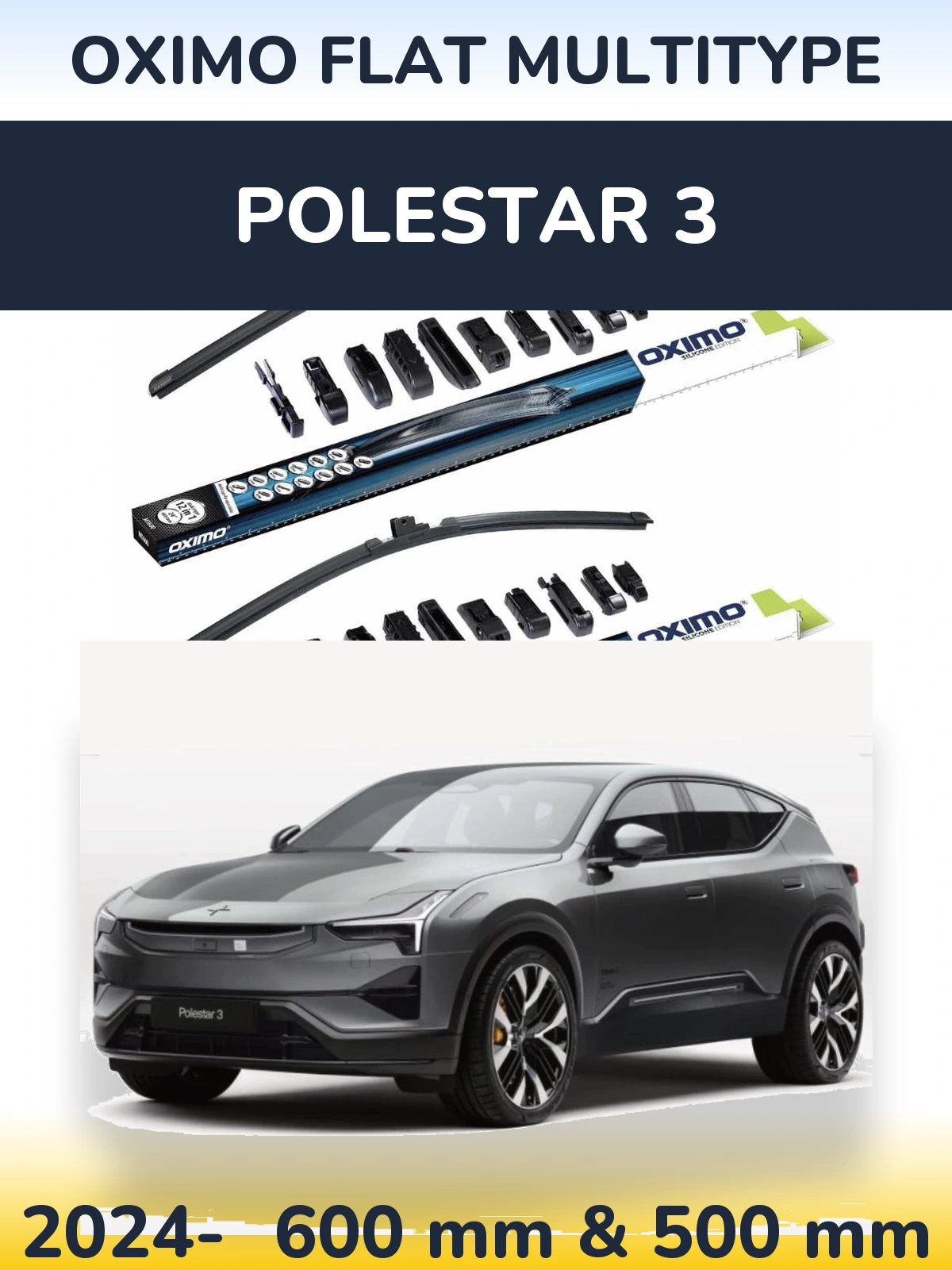 Torkarblad Oximo Flat MultiType för Polestar 3