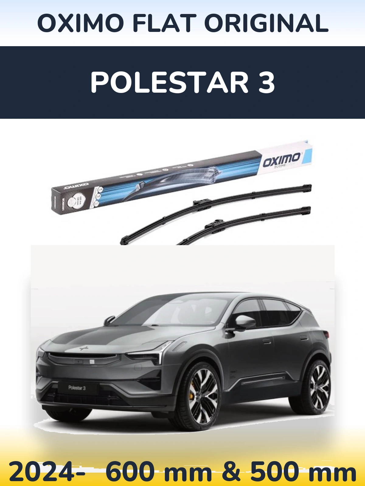 Torkarblad Oximo Flat Original för Polestar 3