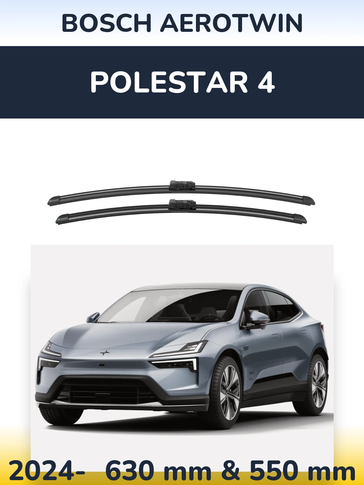 Torkarblad BOSCH AeroTwin för Polestar 4