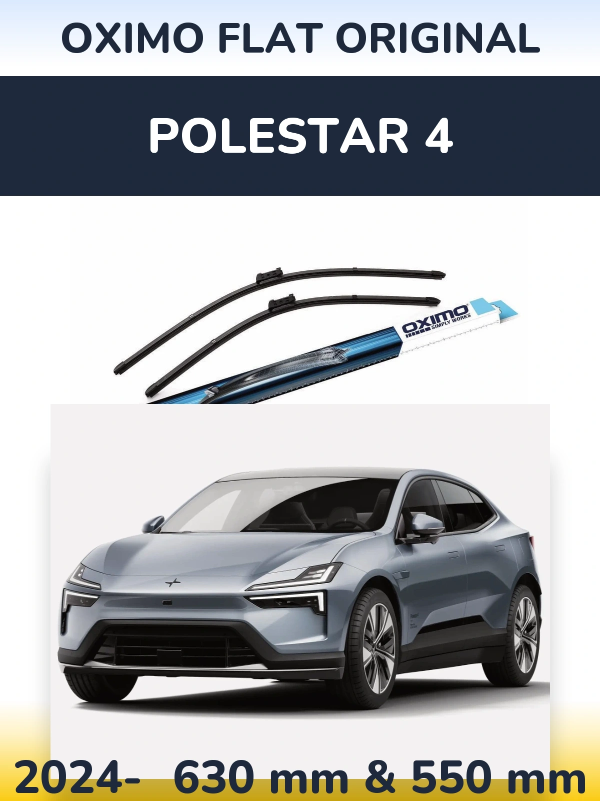 Torkarblad Oximo Flat Original för Polestar 4