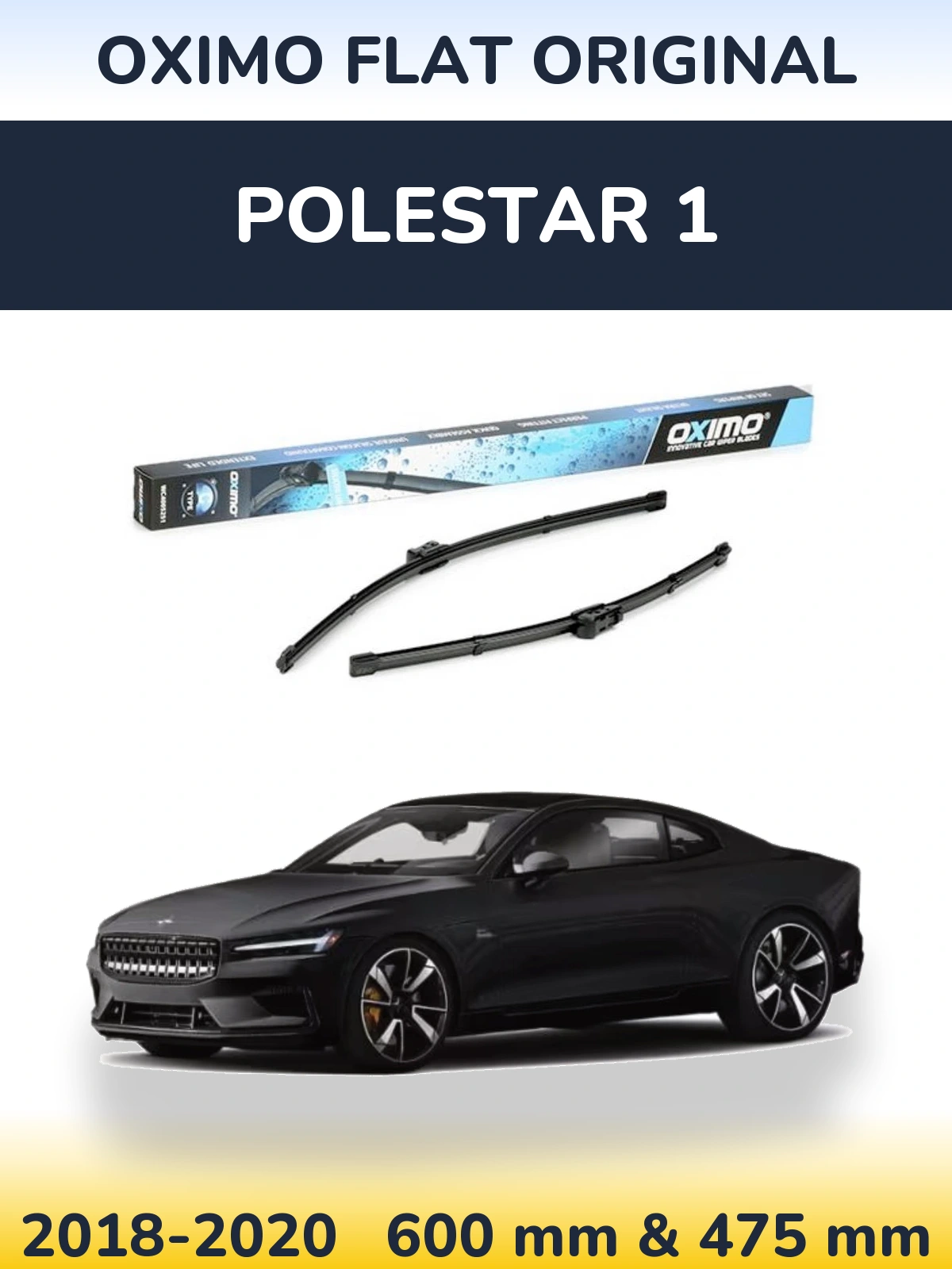 Torkarblad Oximo Flat Original för Polestar 1
