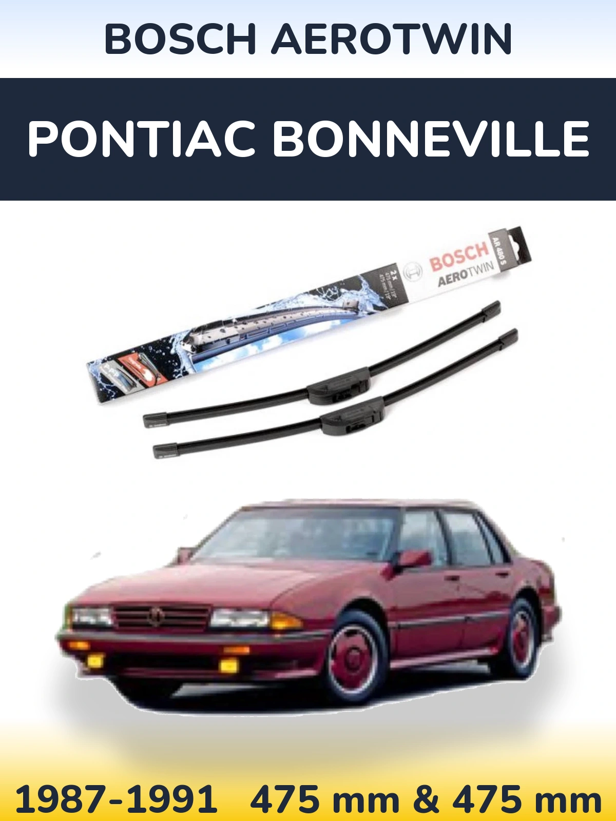 Torkarblad BOSCH AeroTwin för Pontiac Bonneville