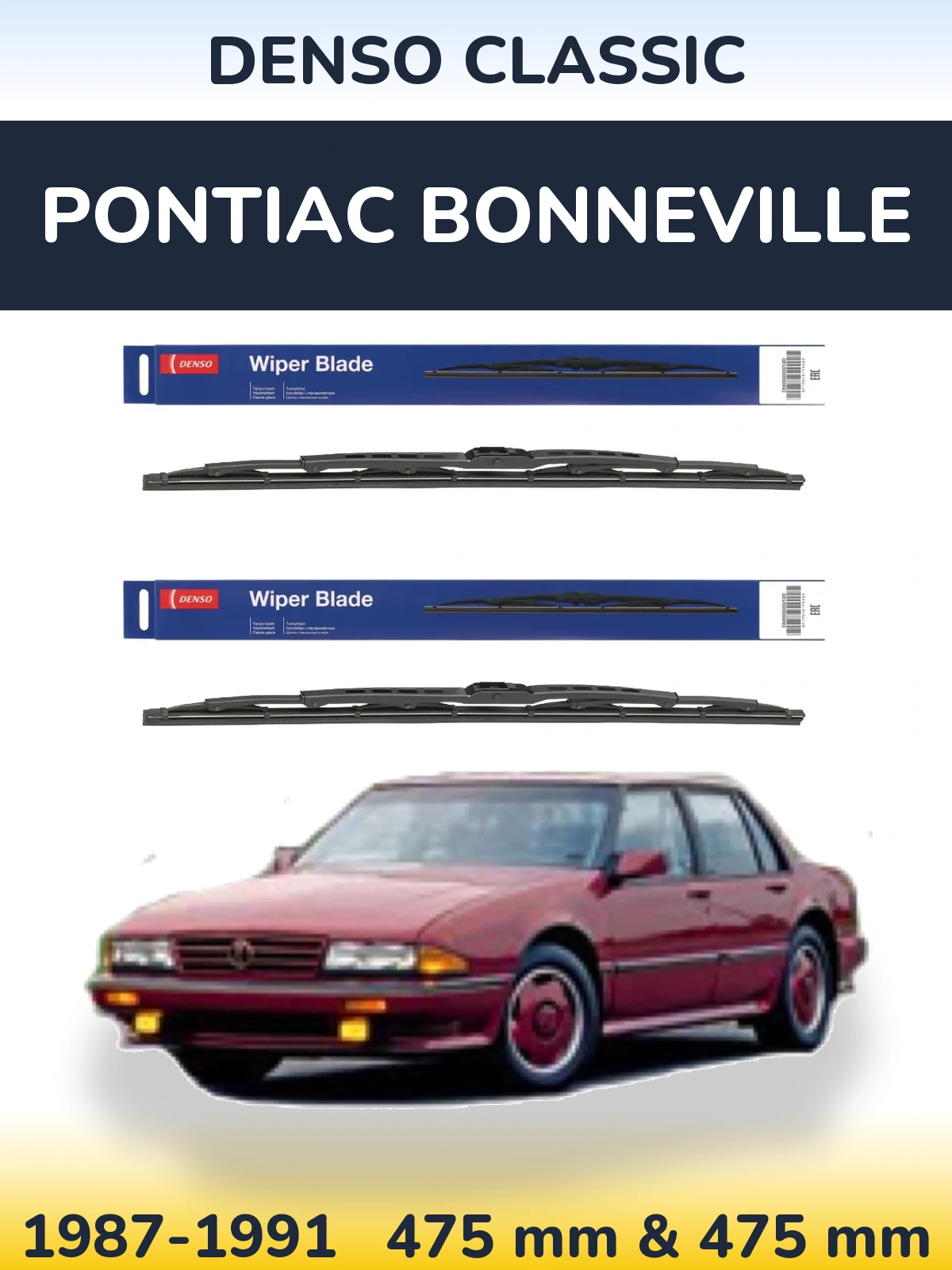 Torkarblad Denso Classic för Pontiac Bonneville