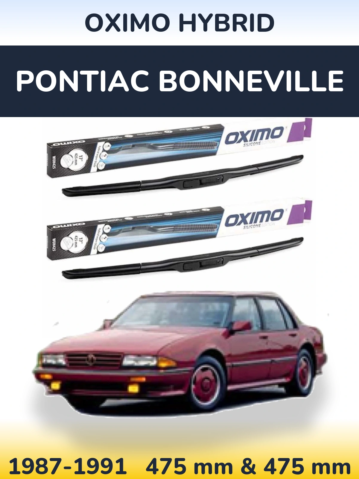 Torkarblad Oximo Hybrid för Pontiac Bonneville