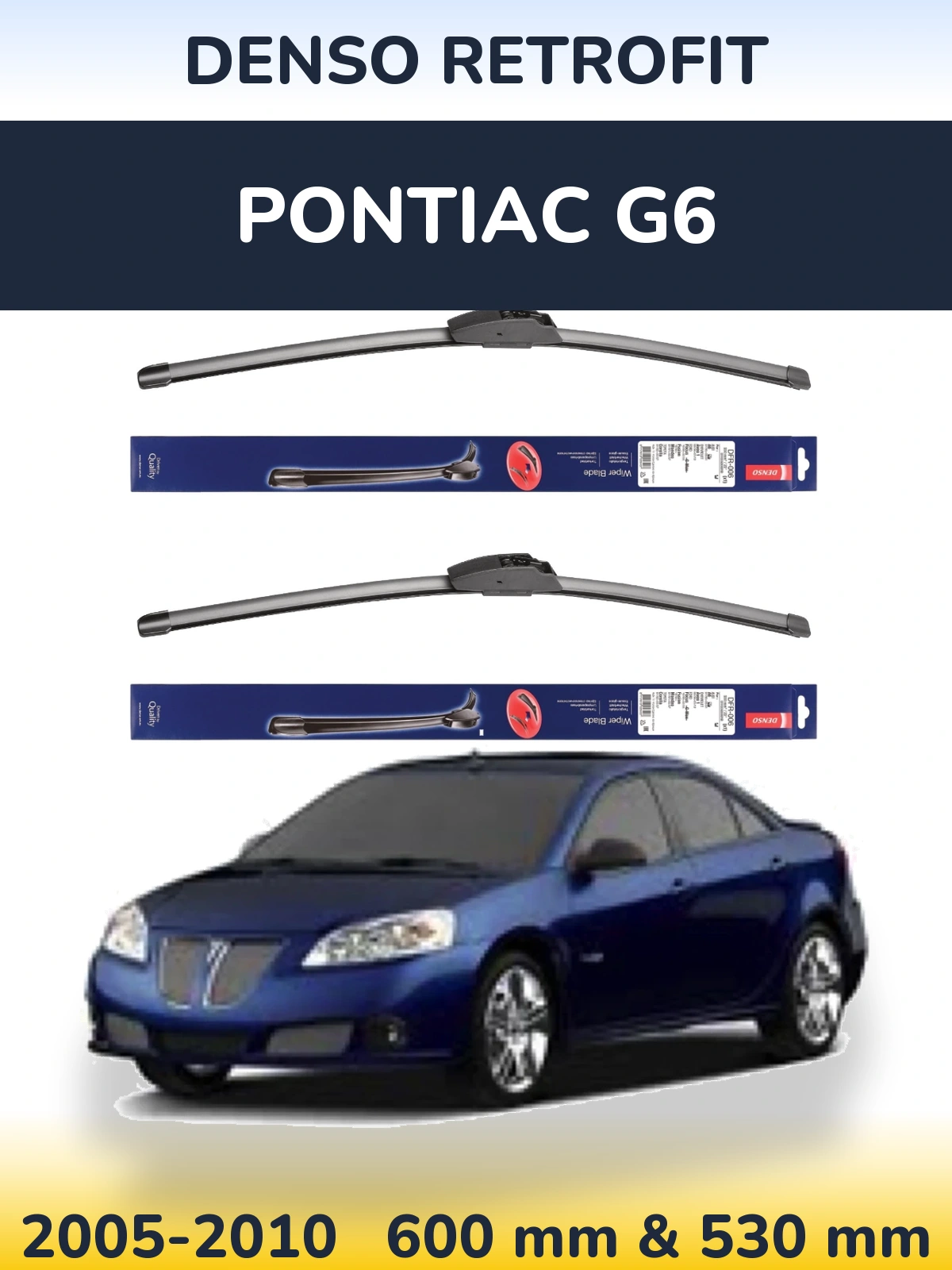 Torkarblad Denso Retrofit för Pontiac G6