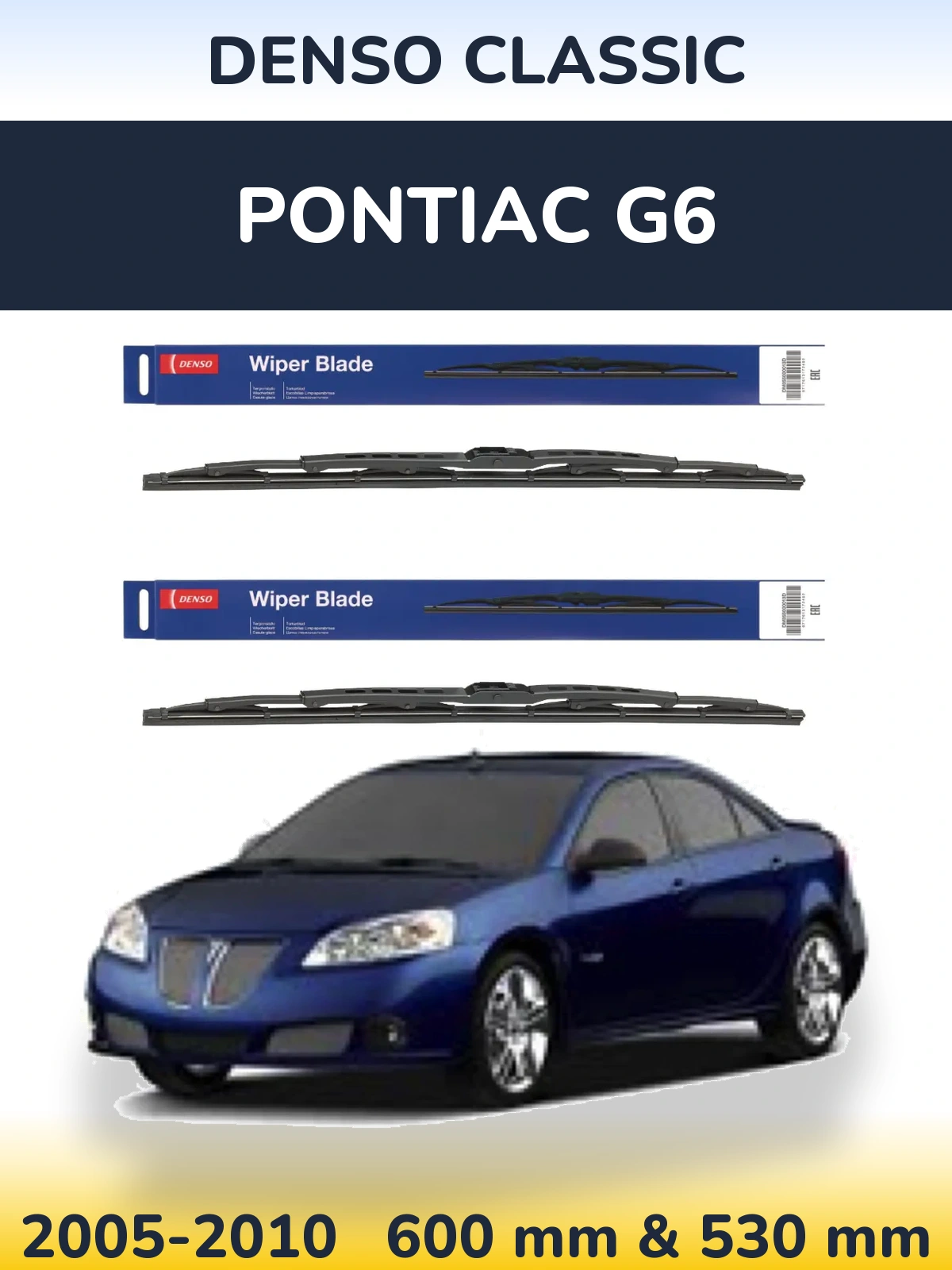 Torkarblad Denso Classic för Pontiac G6