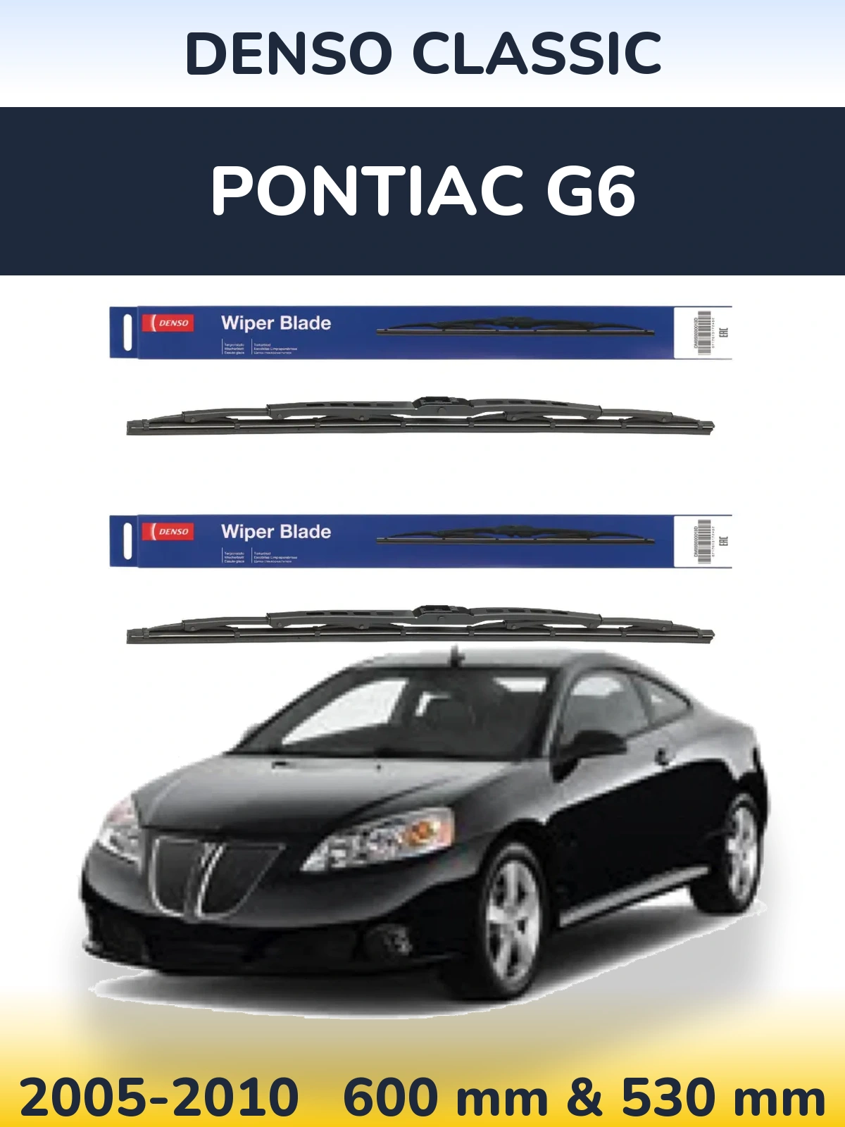 Torkarblad Denso Classic för Pontiac G6