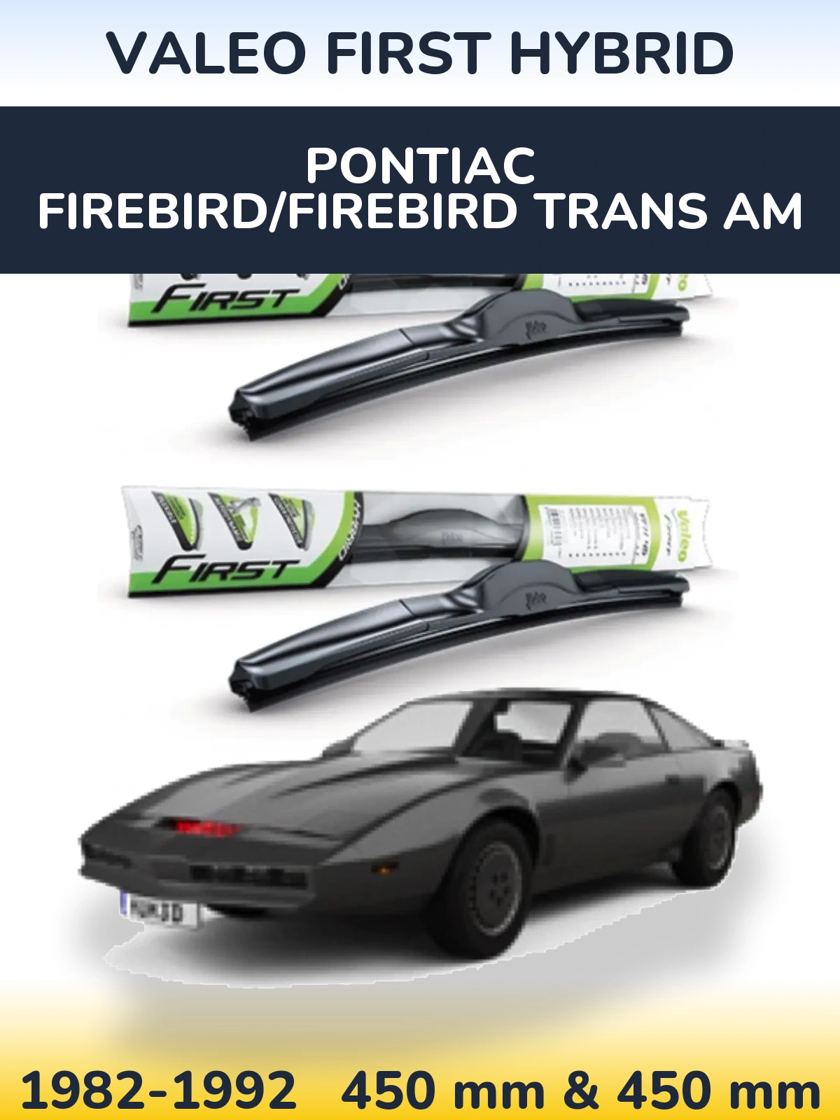 Torkarblad Valeo First Hybrid för Pontiac Firebird/Firebird Trans Am