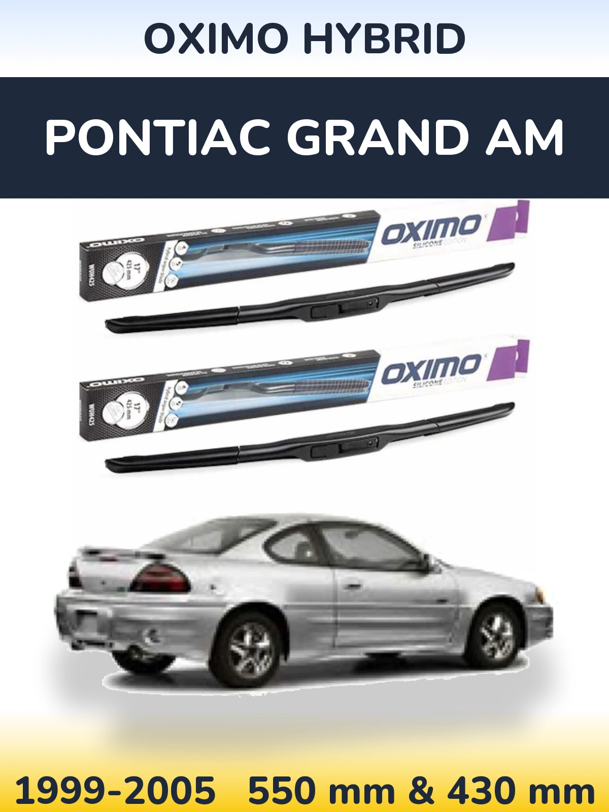Torkarblad Oximo Hybrid för Pontiac Grand AM