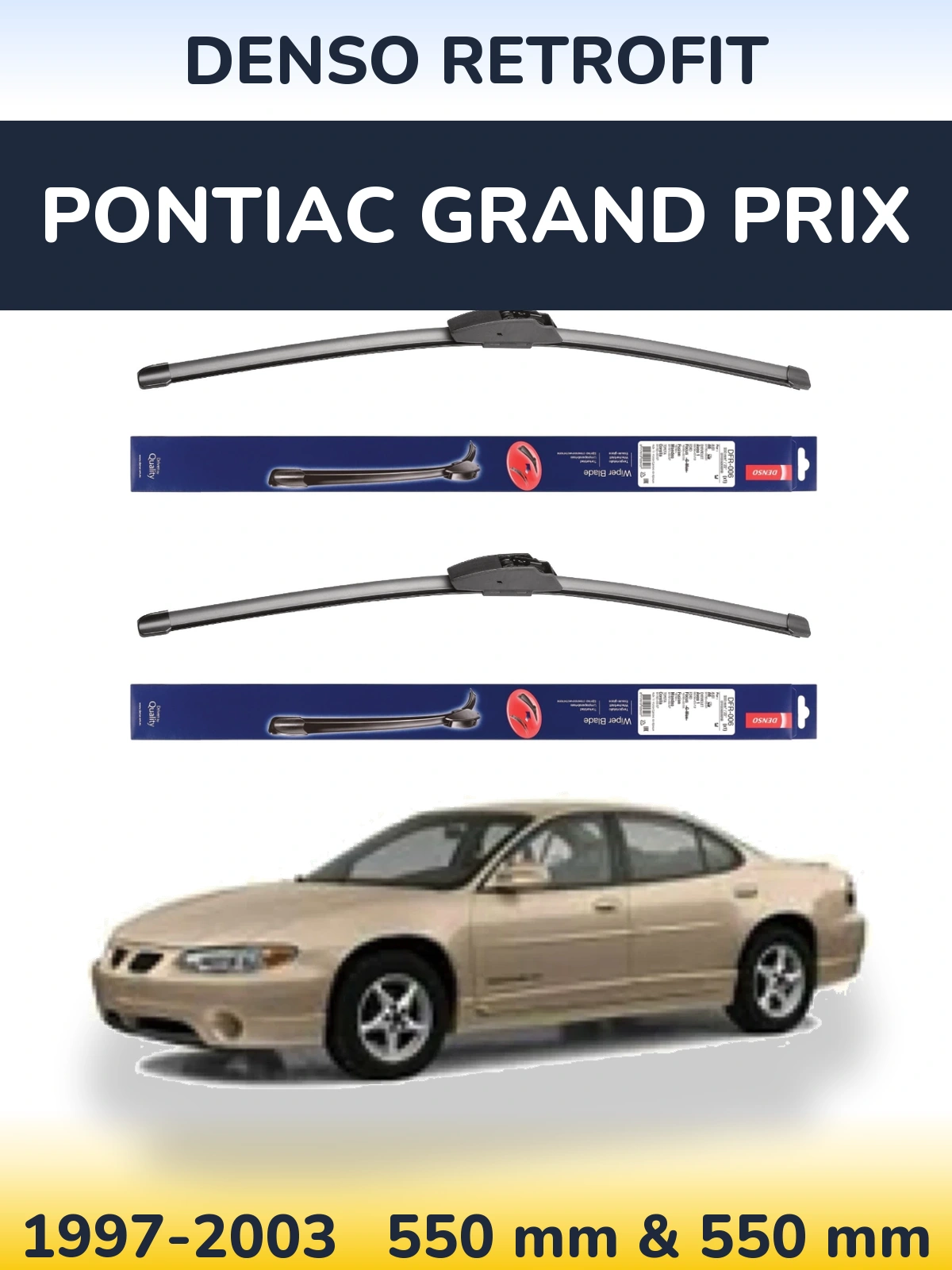 Torkarblad Denso Retrofit för Pontiac Grand Prix