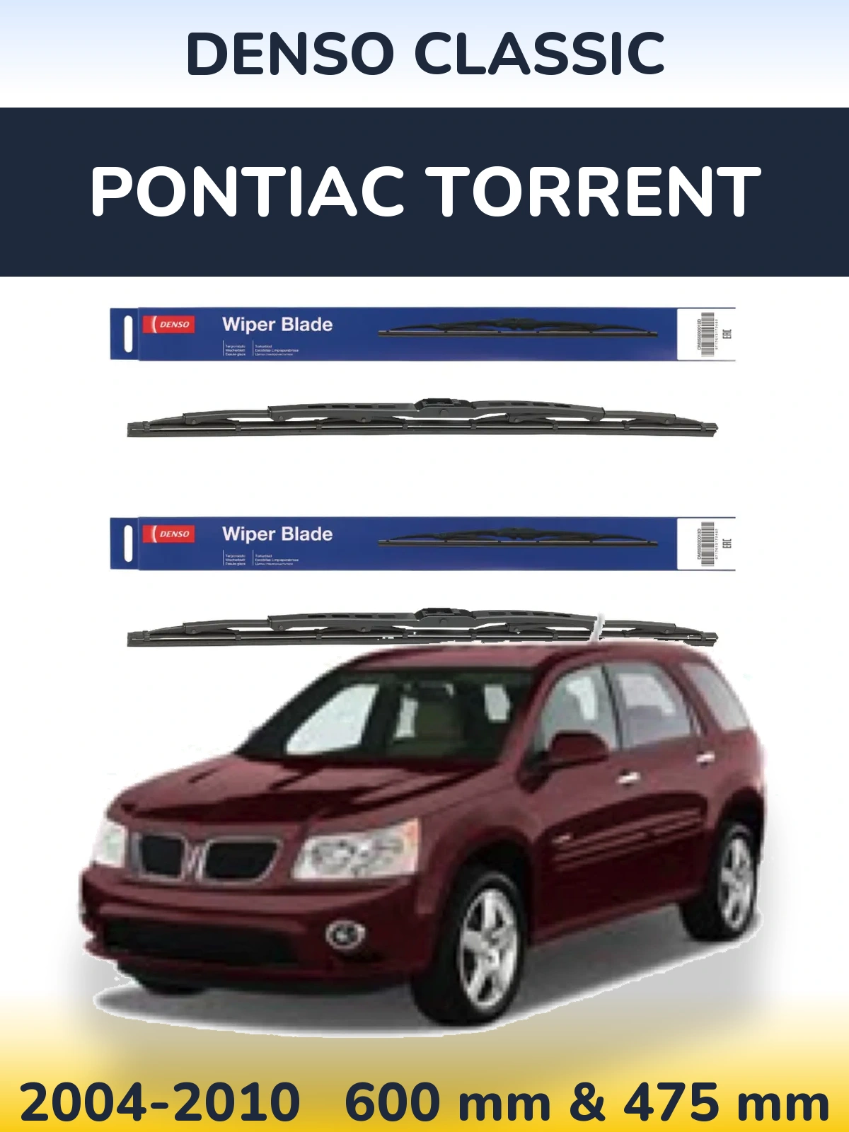 Torkarblad Denso Classic för Pontiac Torrent