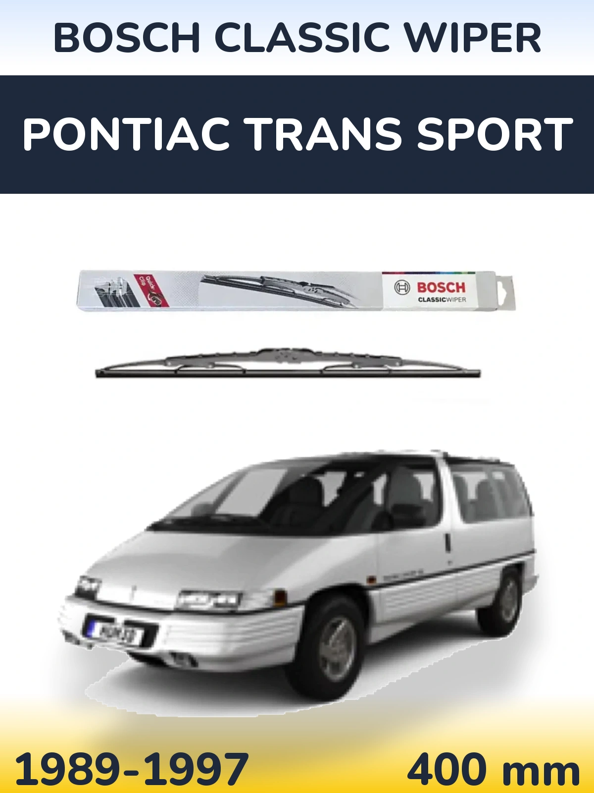 Torkarblad BOSCH Classic Wiper för Pontiac Trans Sport