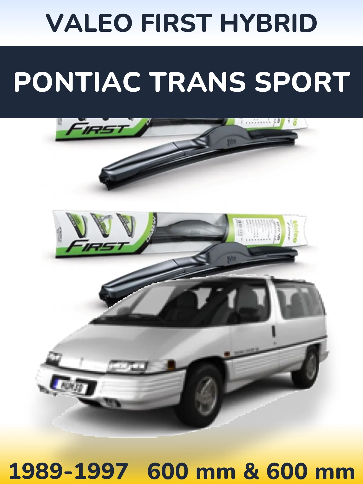 Torkarblad Valeo First Hybrid för Pontiac Trans Sport