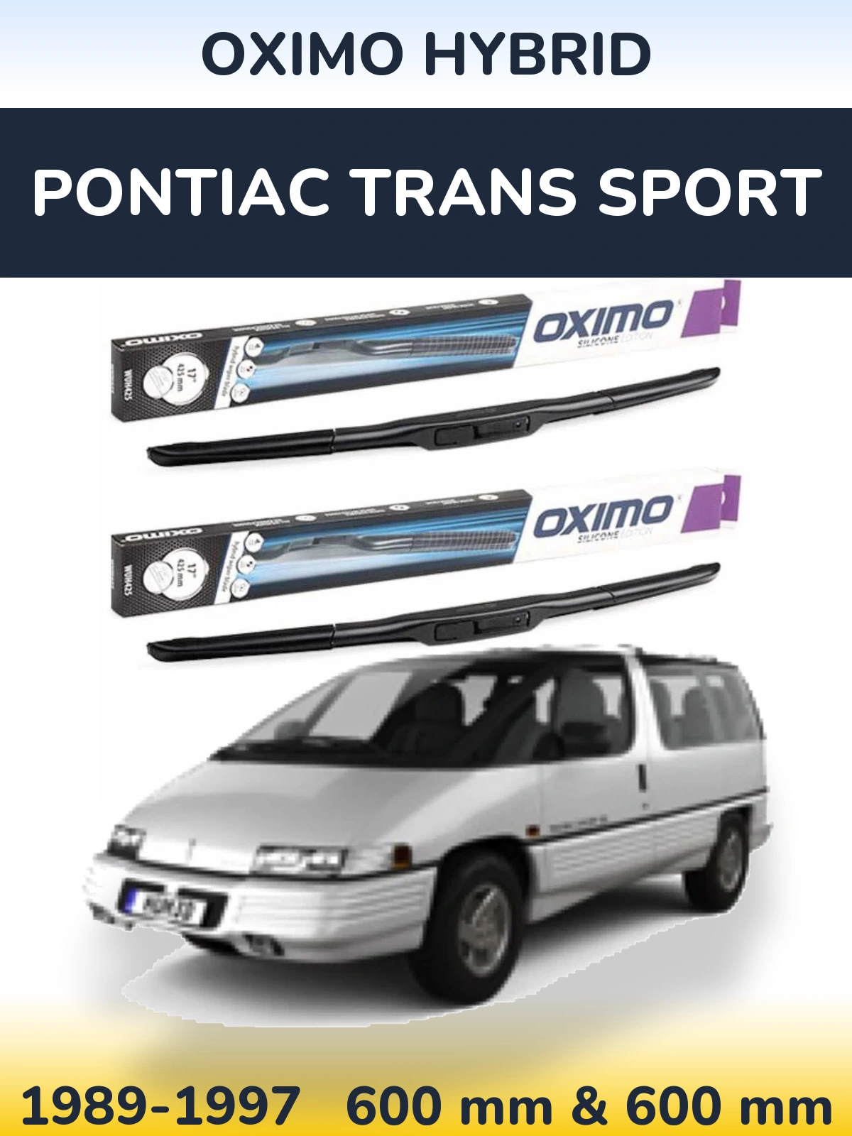 Torkarblad Oximo Hybrid för Pontiac Trans Sport