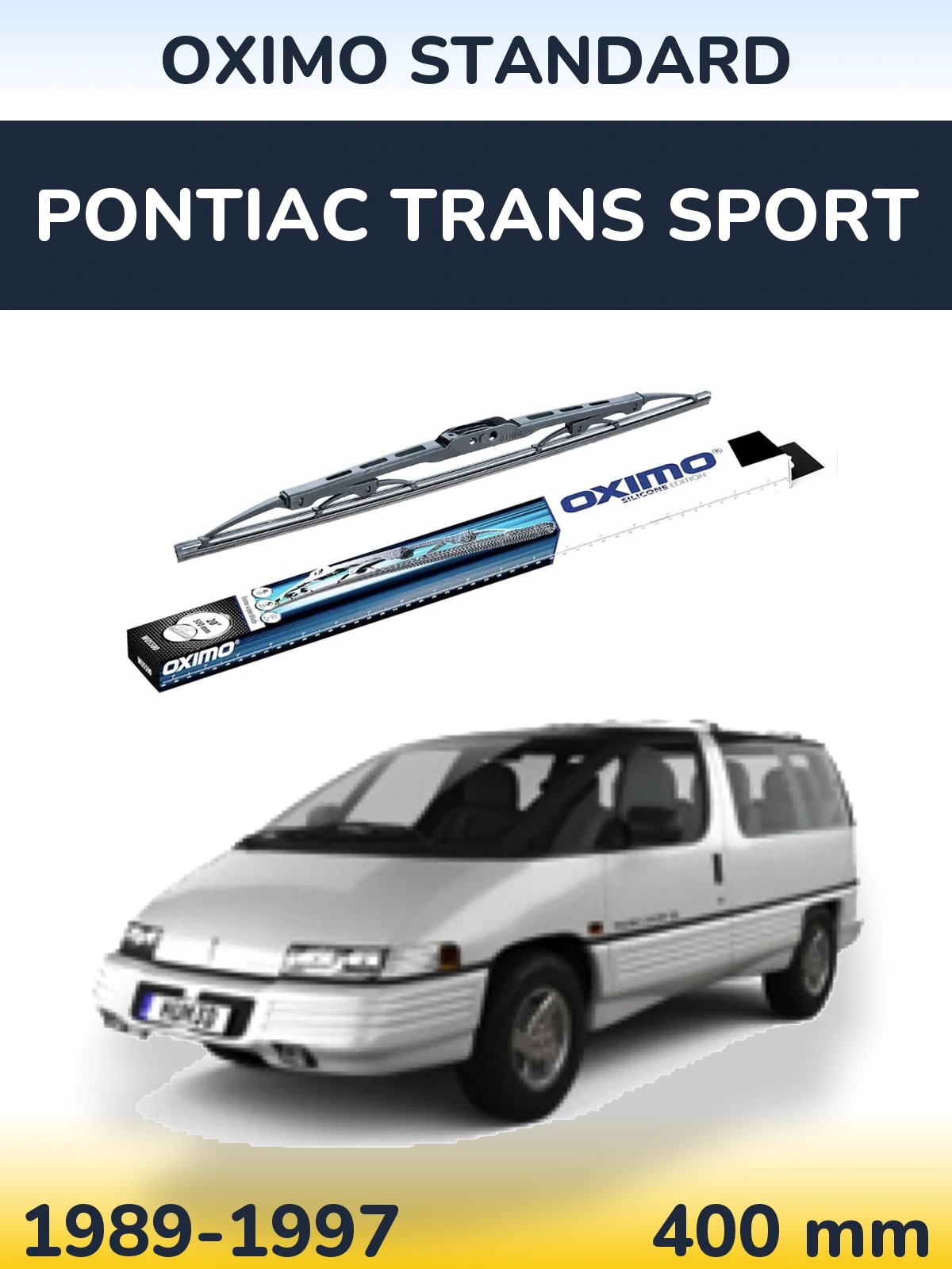Torkarblad Oximo Standard för Pontiac Trans Sport