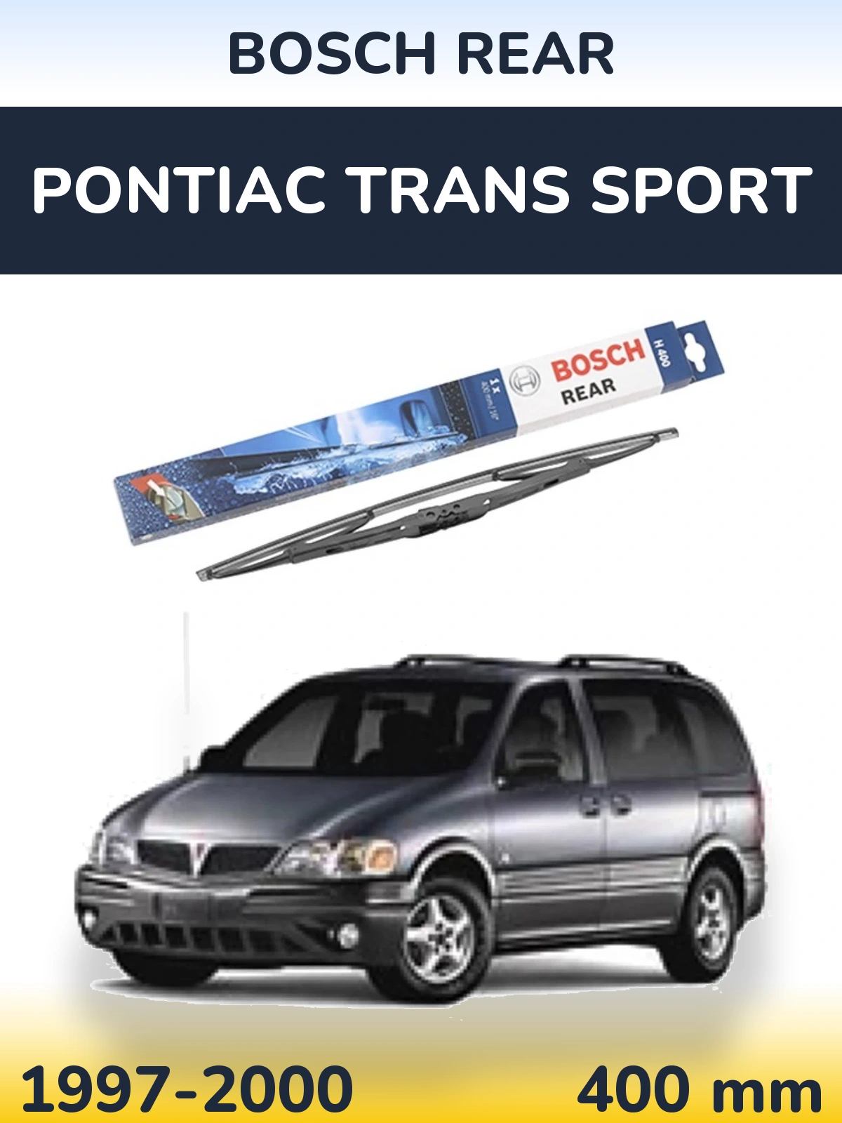 Torkarblad BOSCH Rear för Pontiac Trans Sport