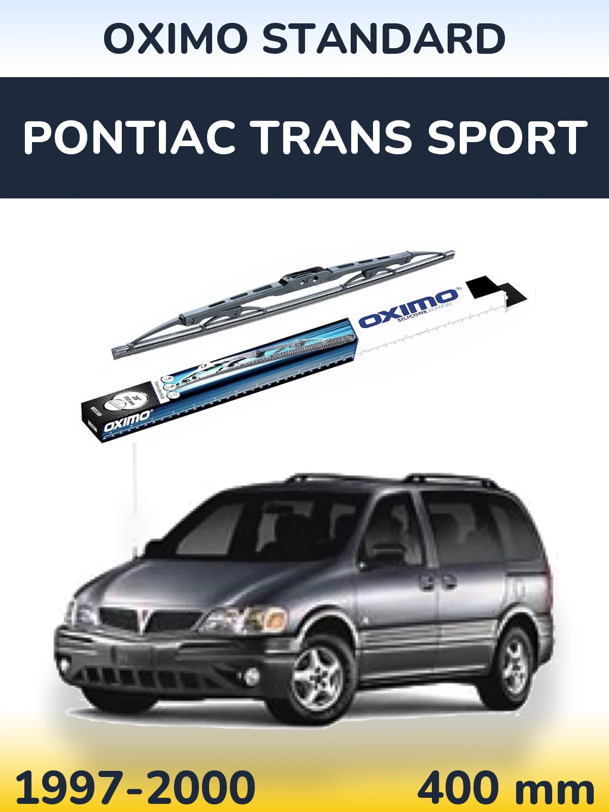 Torkarblad Oximo Standard för Pontiac Trans Sport