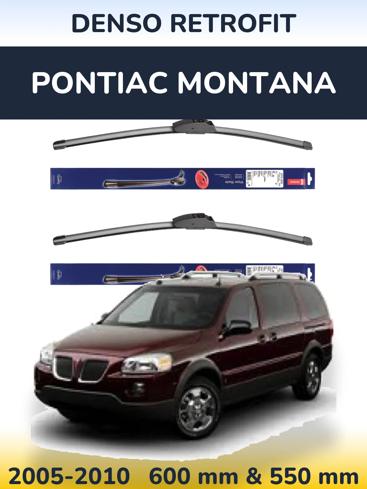 Torkarblad Denso Retrofit för Pontiac Montana