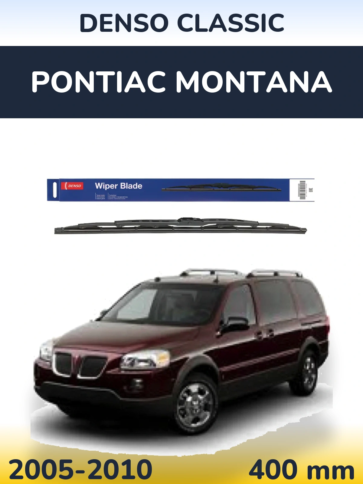 Torkarblad Denso Classic för Pontiac Montana