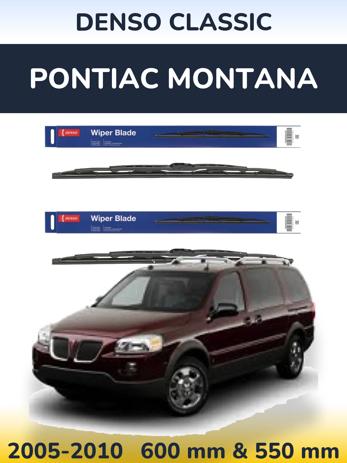 Torkarblad Denso Classic för Pontiac Montana