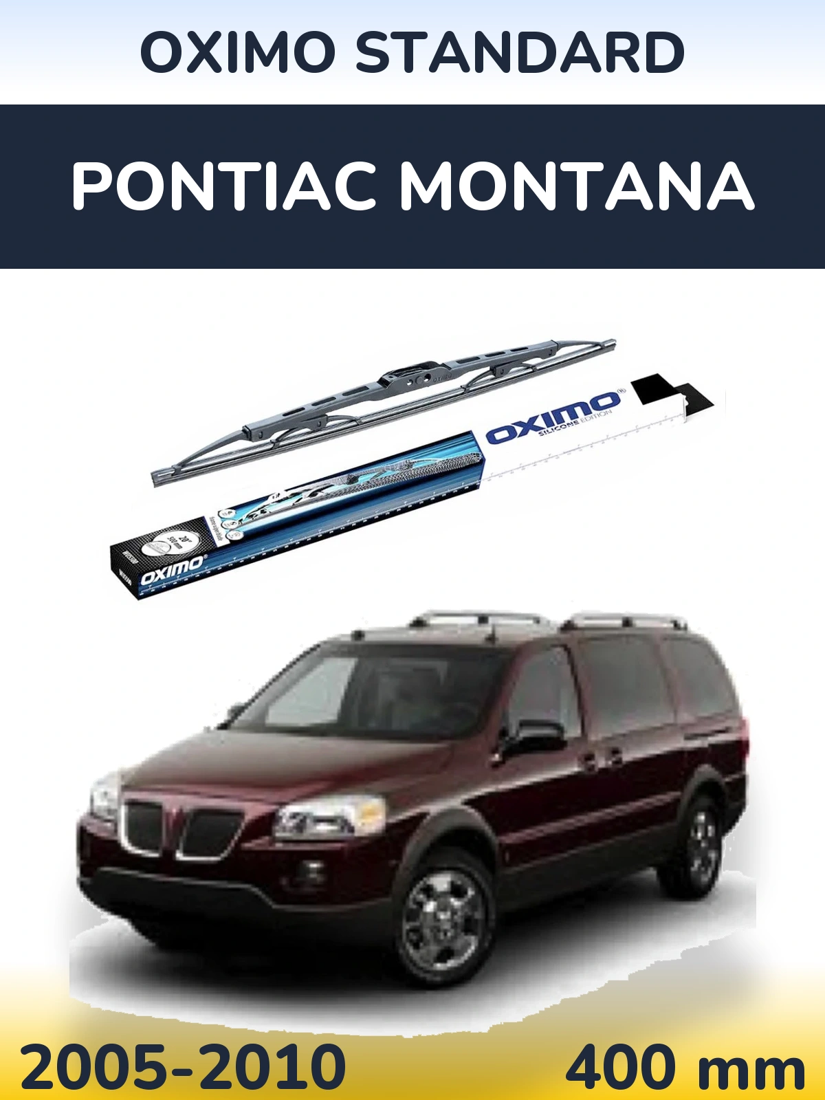 Torkarblad Oximo Standard för Pontiac Montana