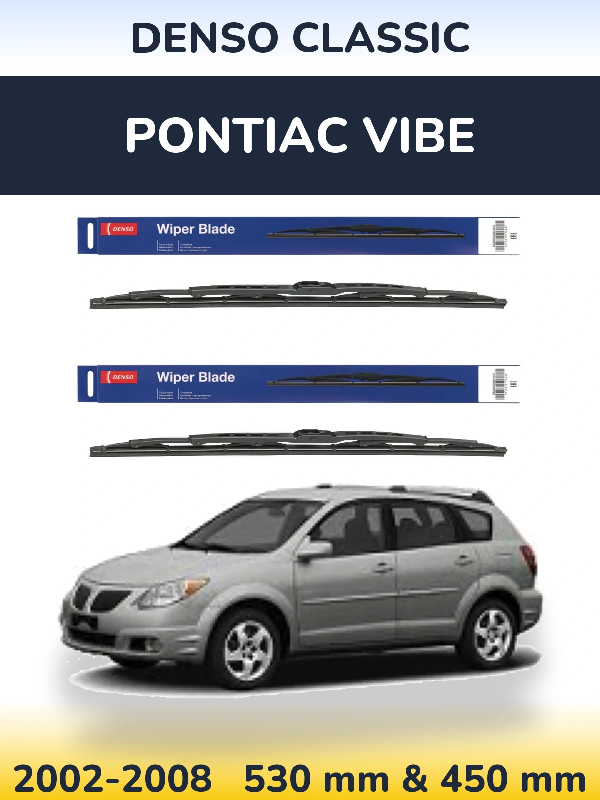 Torkarblad Denso Classic för Pontiac Vibe