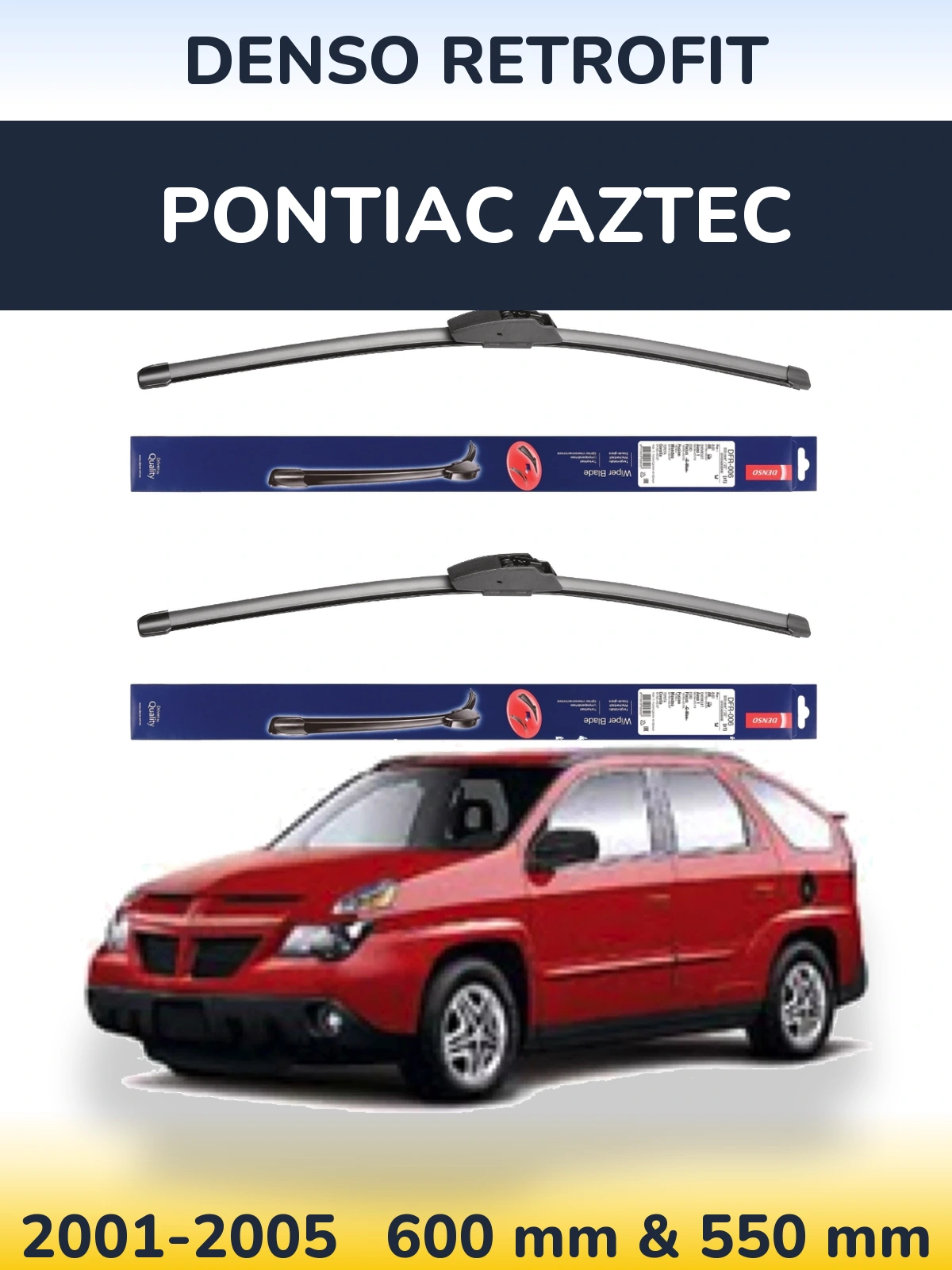 Torkarblad Denso Retrofit för Pontiac Aztec