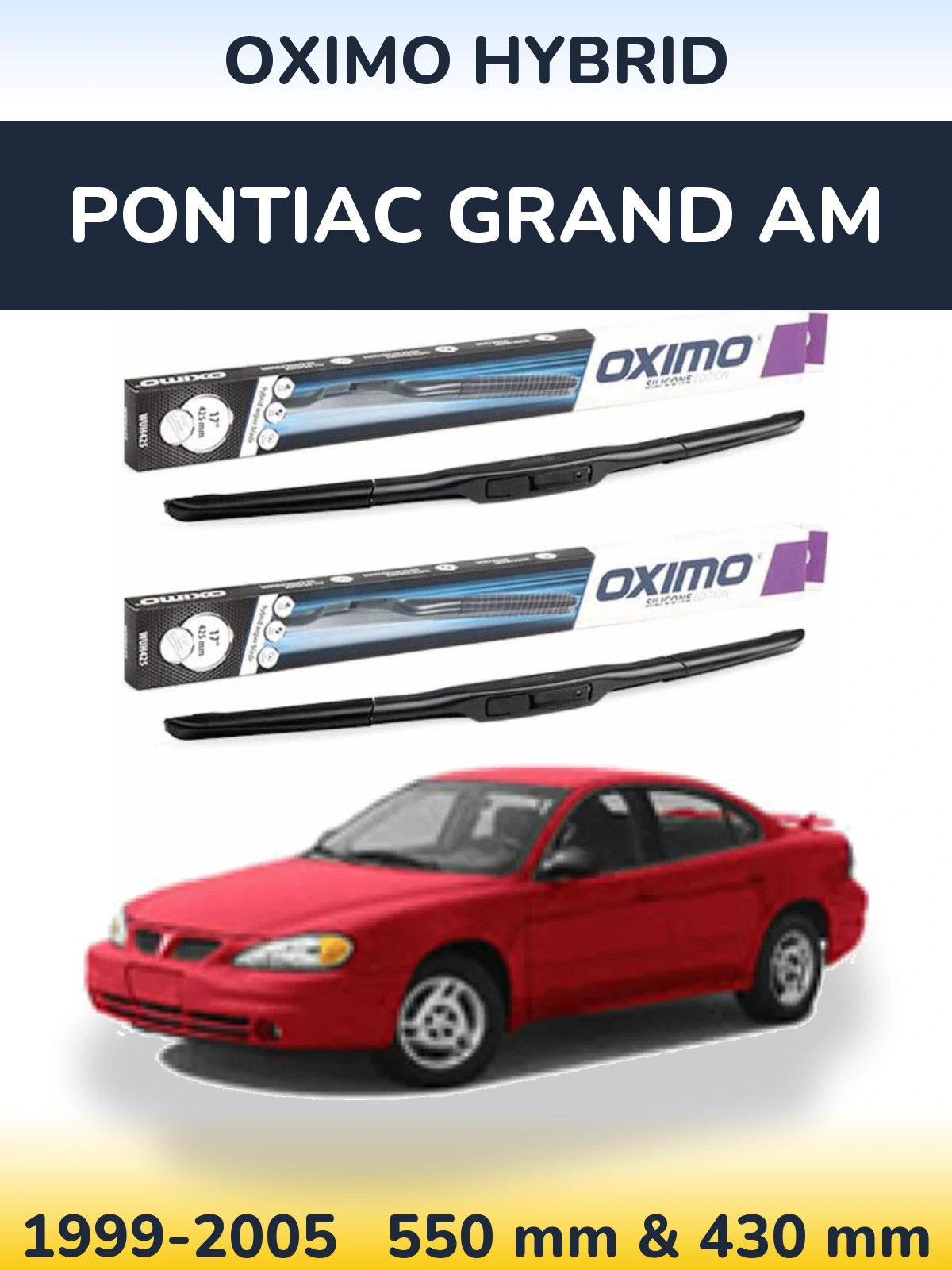 Torkarblad Oximo Hybrid för Pontiac Grand AM