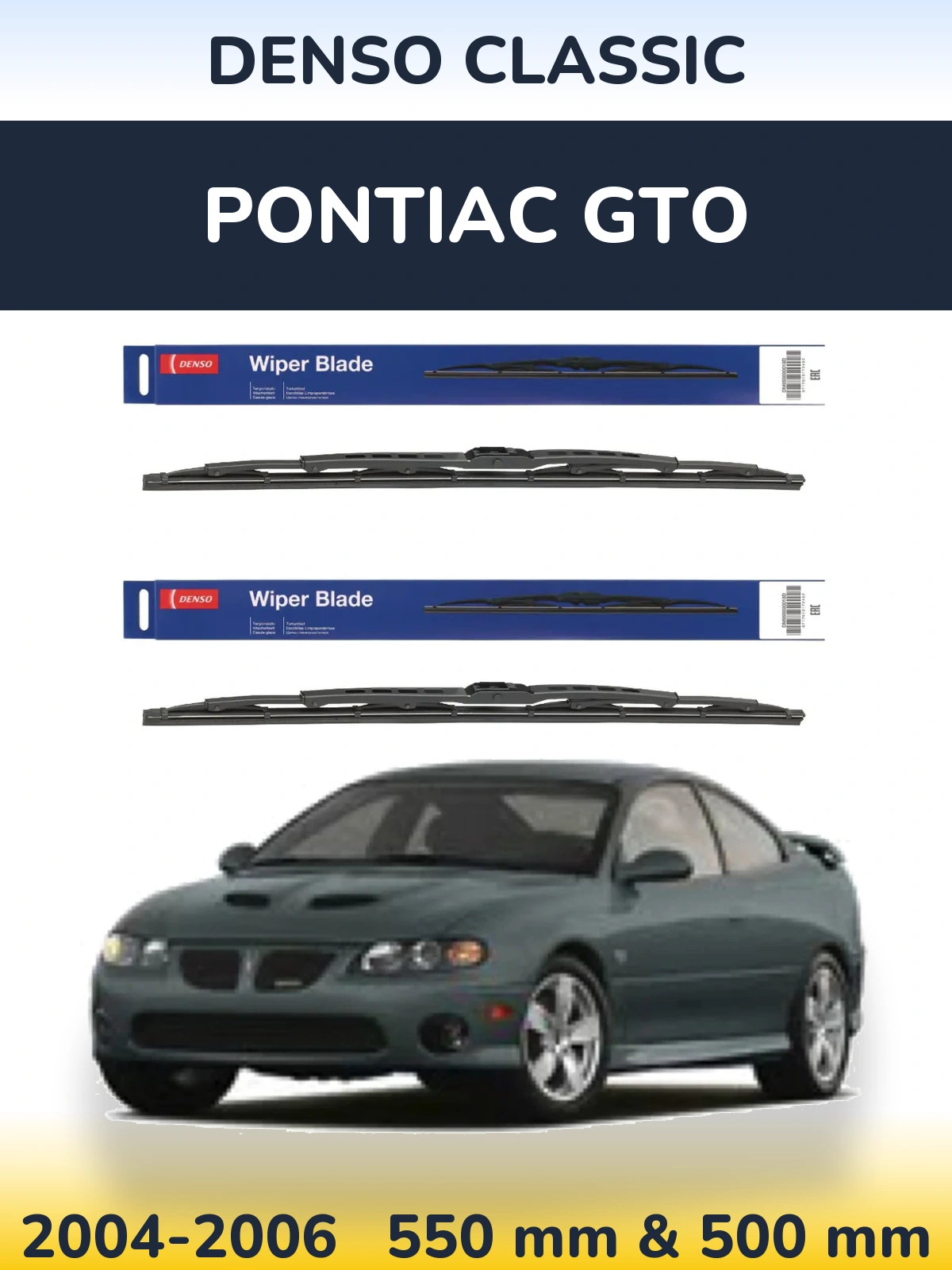 Torkarblad Denso Classic för Pontiac GTO